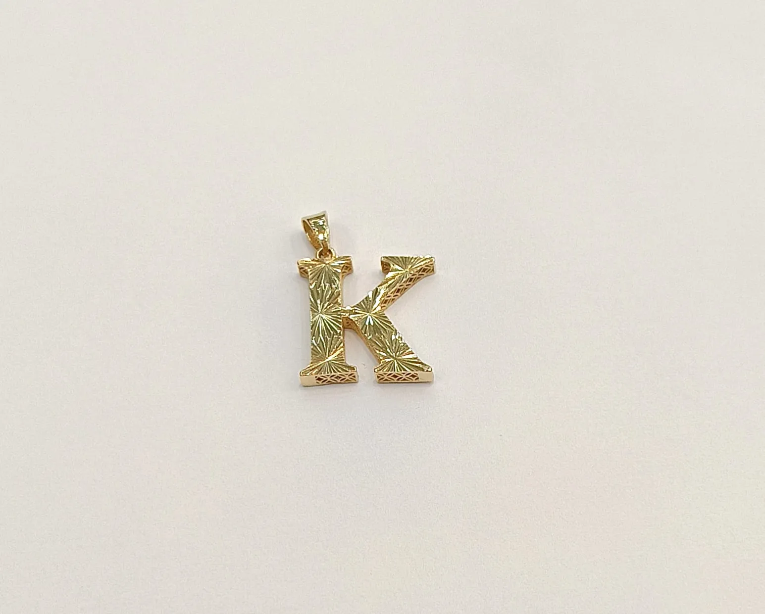 K Harf Model Kolye Uç