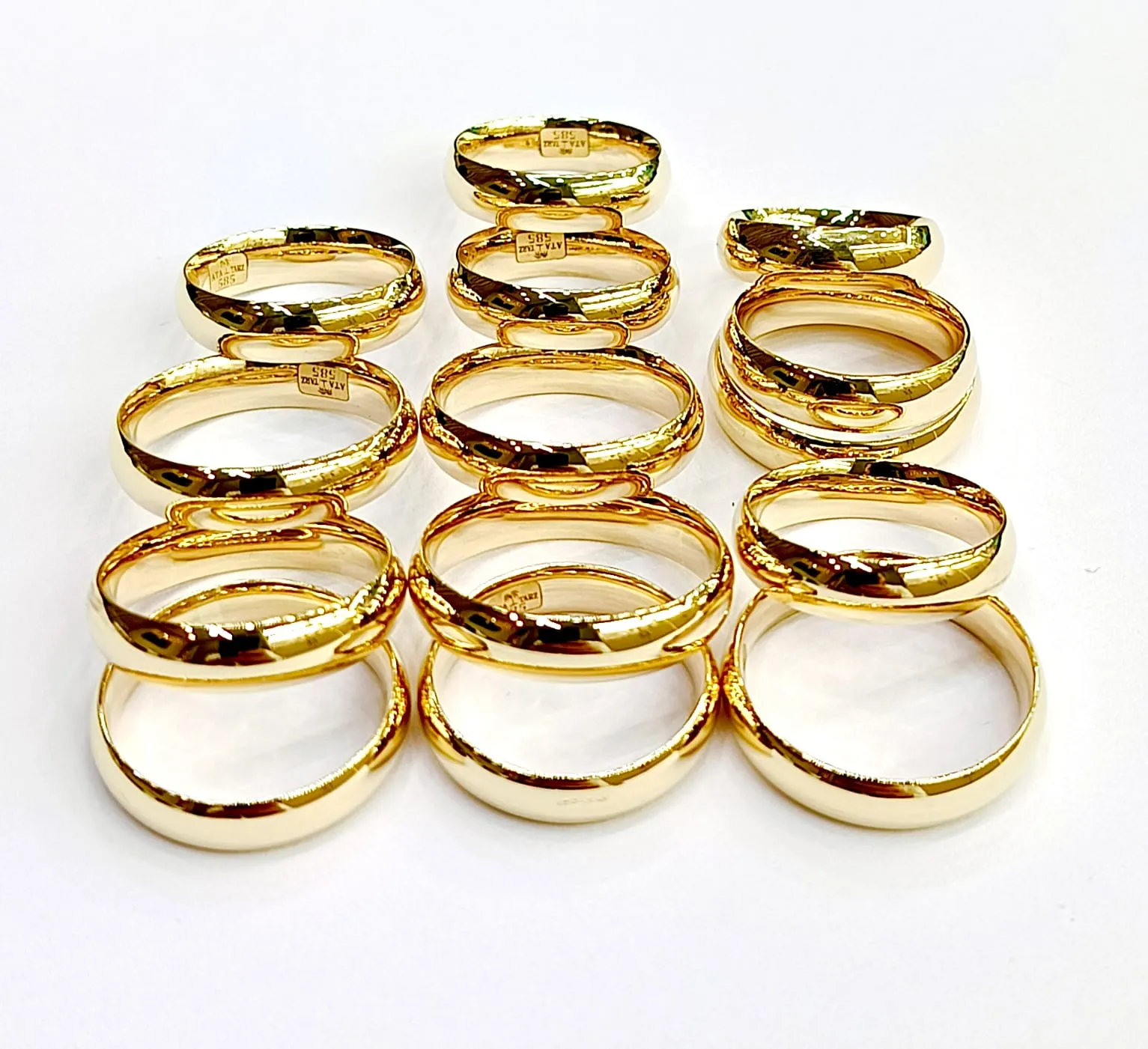 Favori Marka 5mm Bombeli Alyans 15 NO