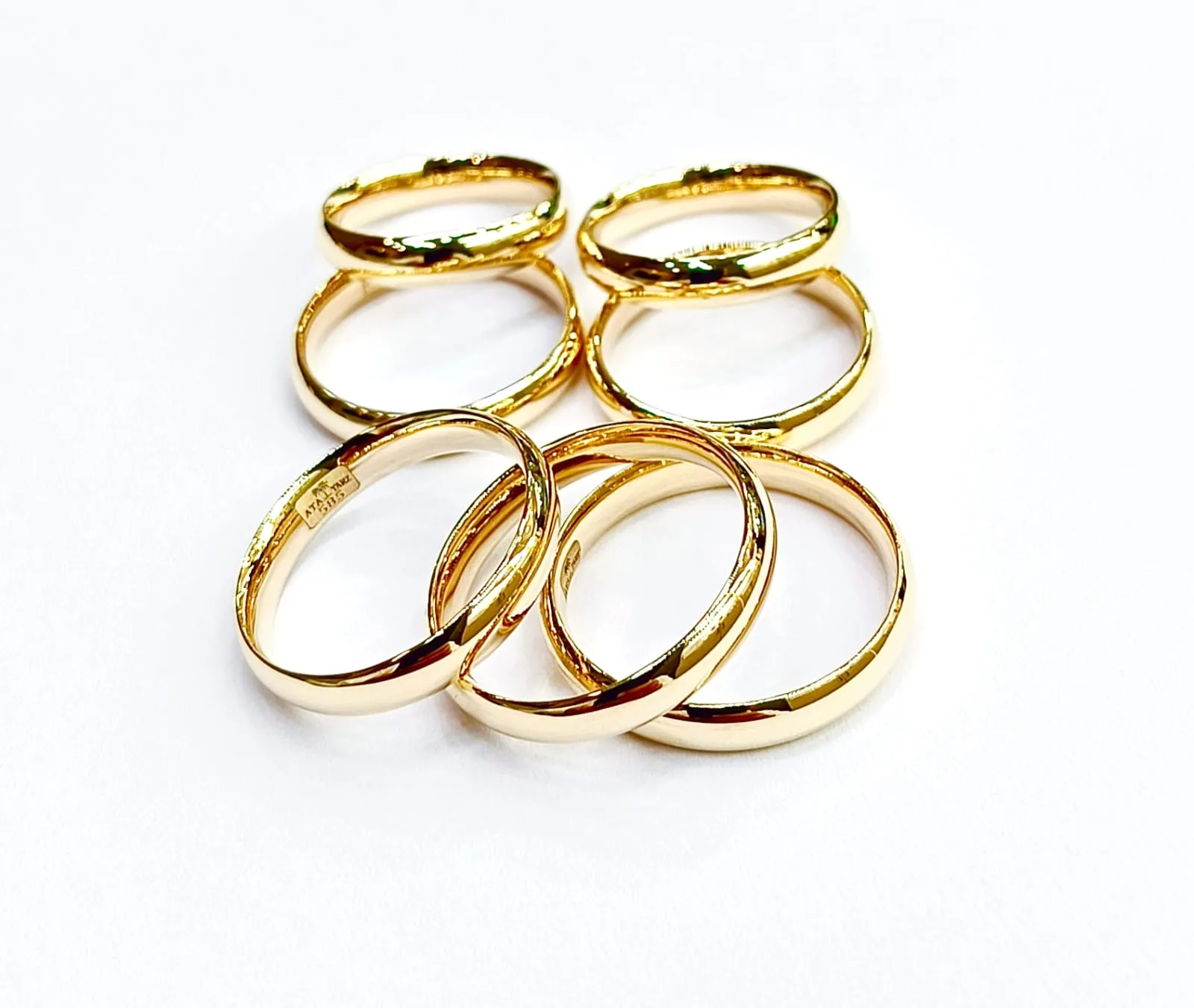 Favori Marka 3mm Bombeli Alyans 16 NO