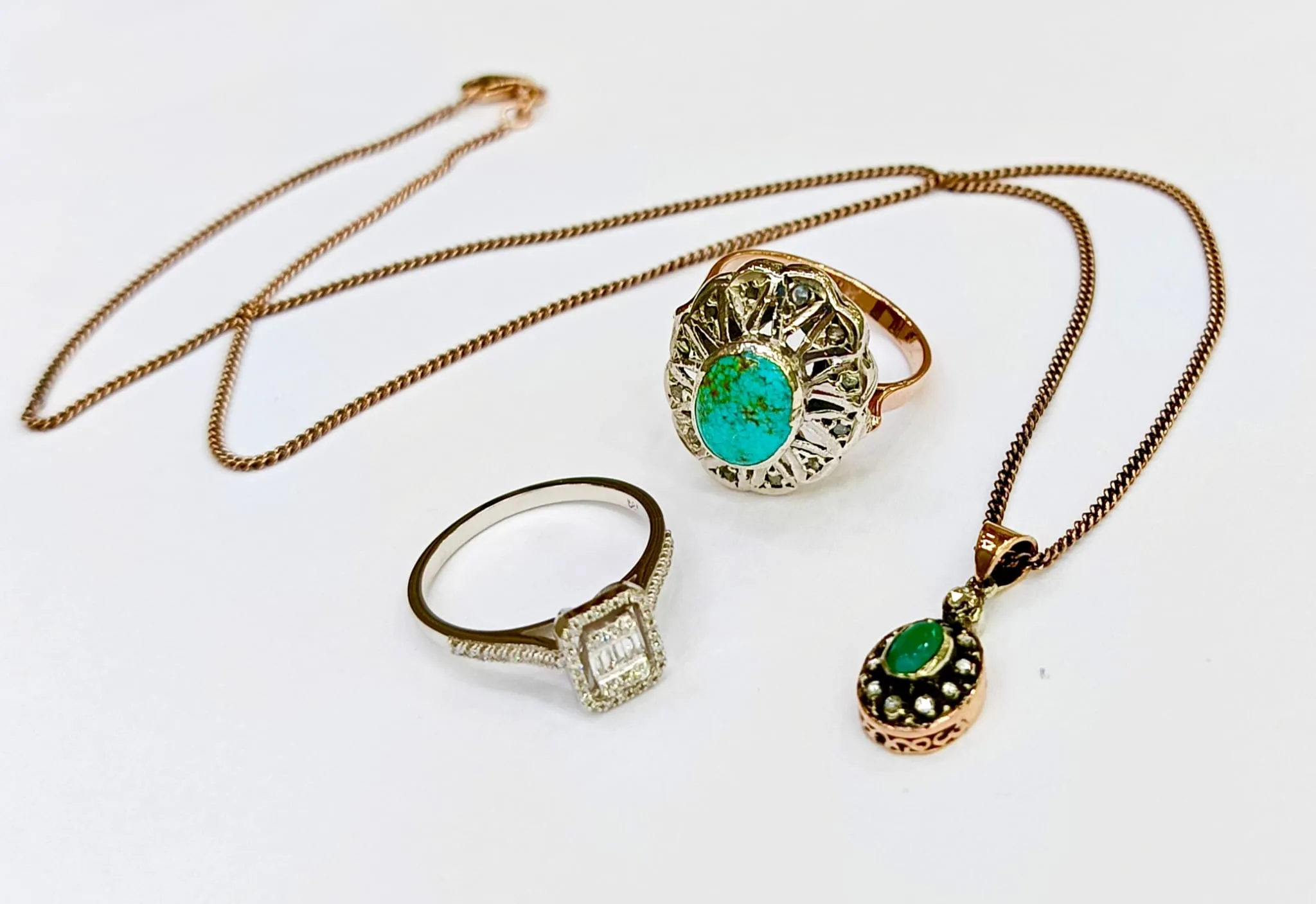 Pırlanta Baget Model Yüzük 