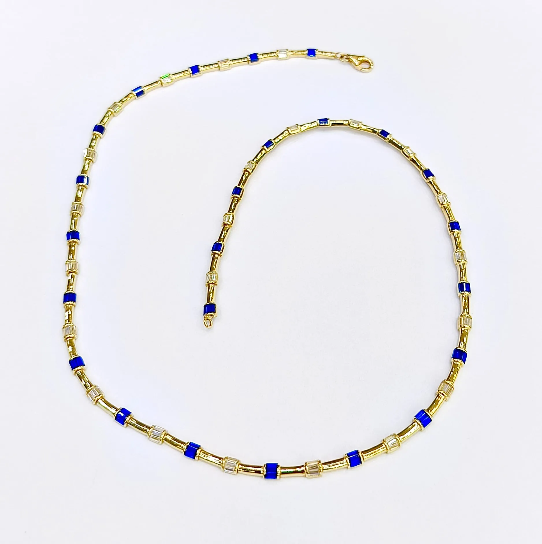 Favori Marka Renkli Taşlı Tasarım Kolye