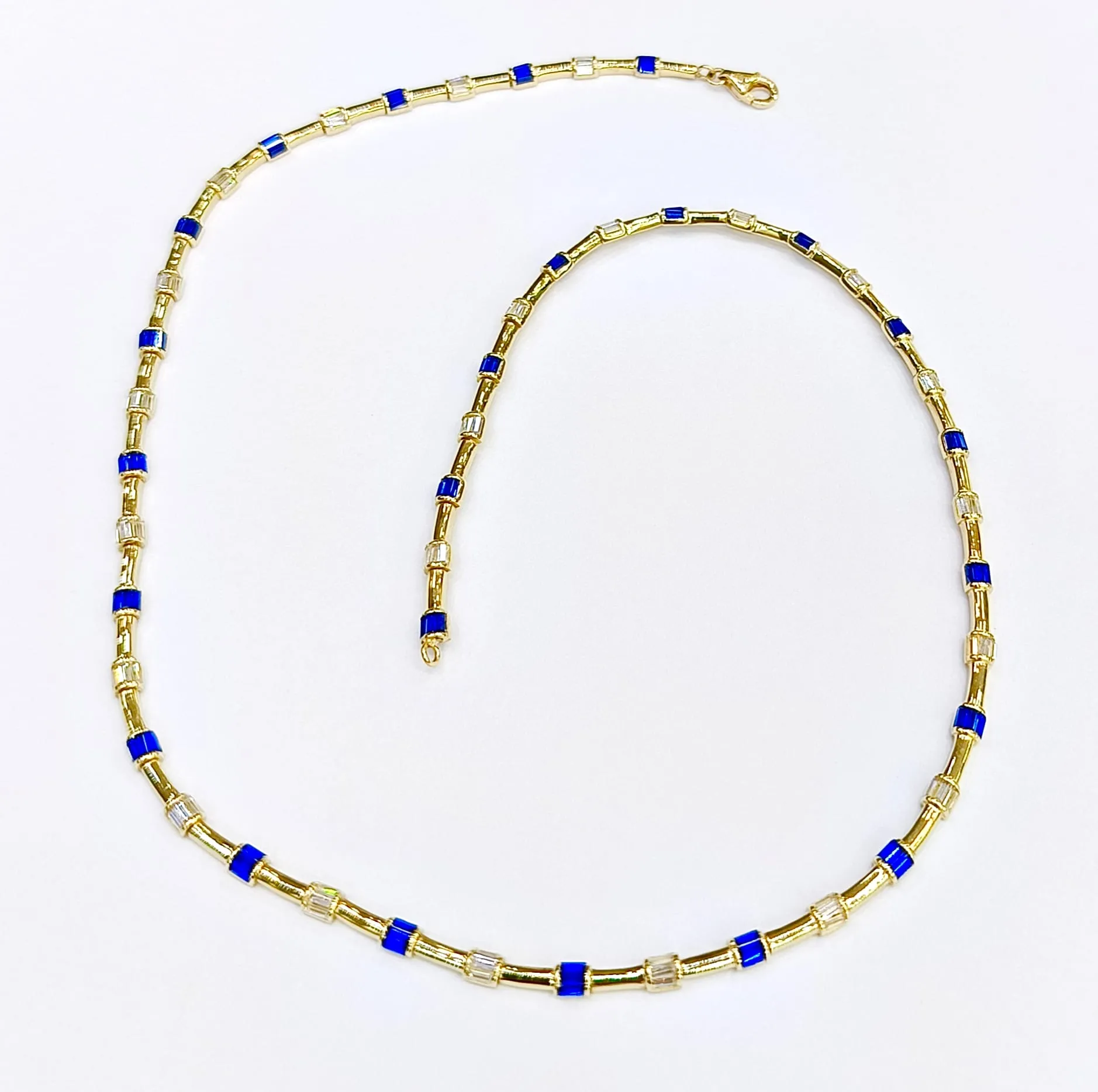 Favori Marka Renkli Taşlı Tasarım Kolye