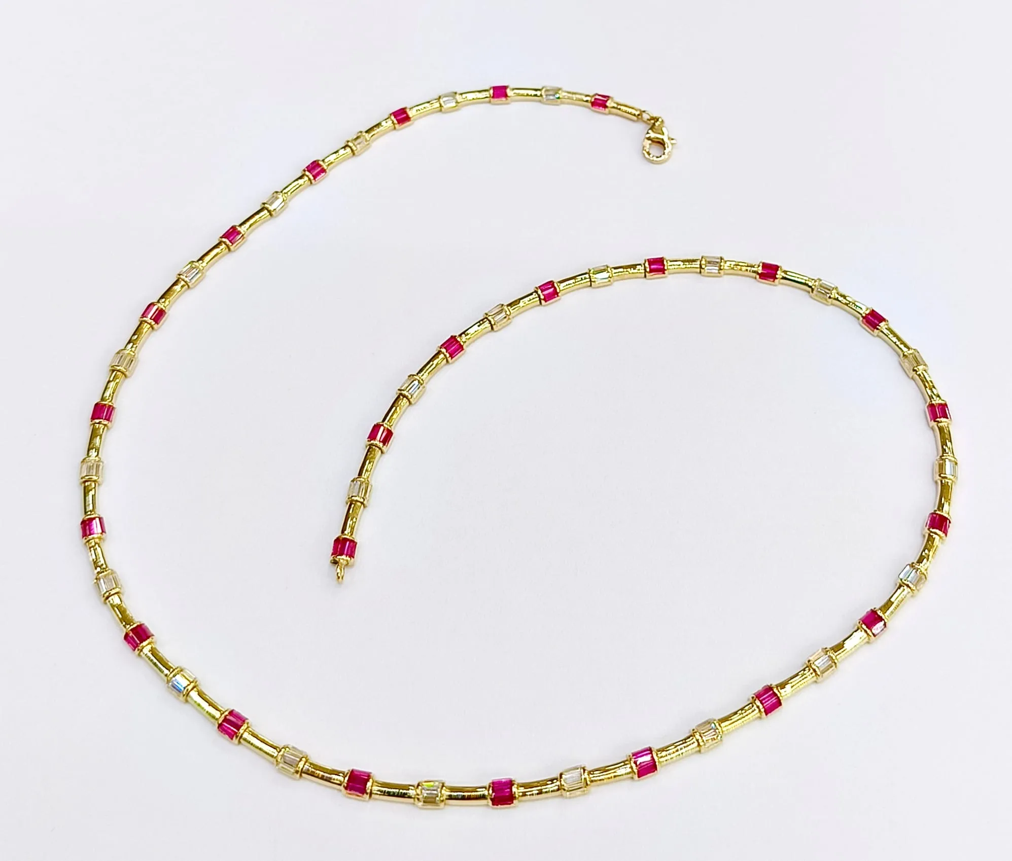 Favori Marka Renkli Taşlı Tasarım Model Zincir