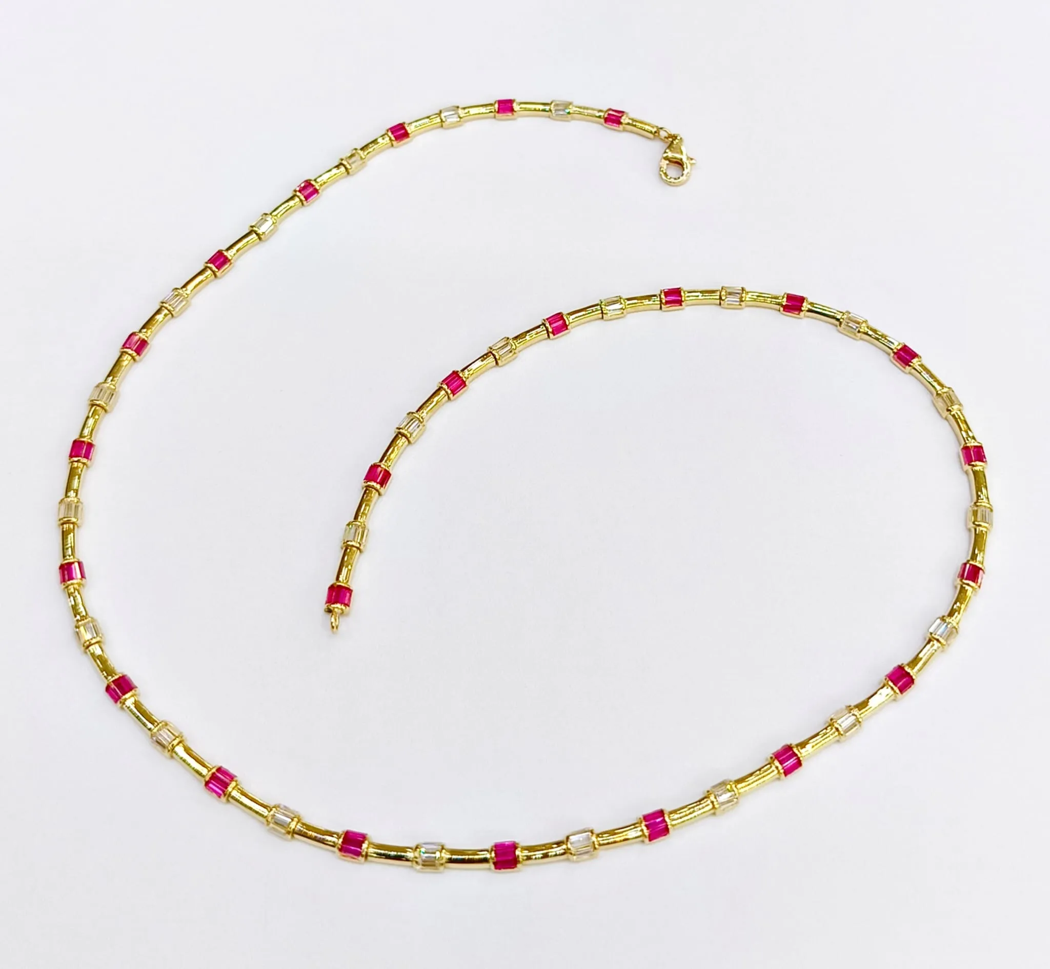 Favori Marka Renkli Taşlı Tasarım Model Zincir