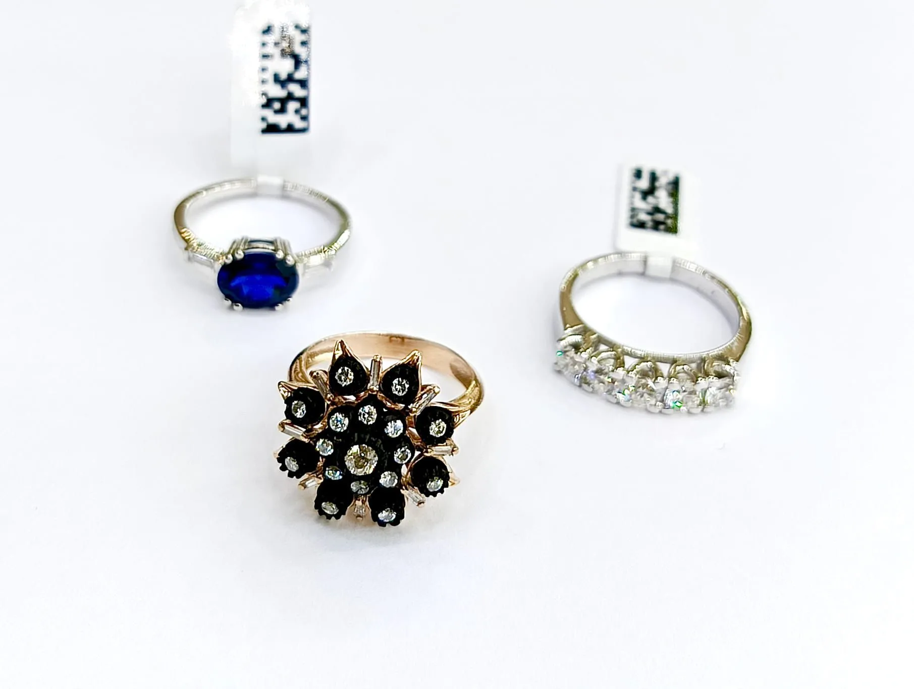 Vintage Elmas Ve Pırlanta Gül Yüzük