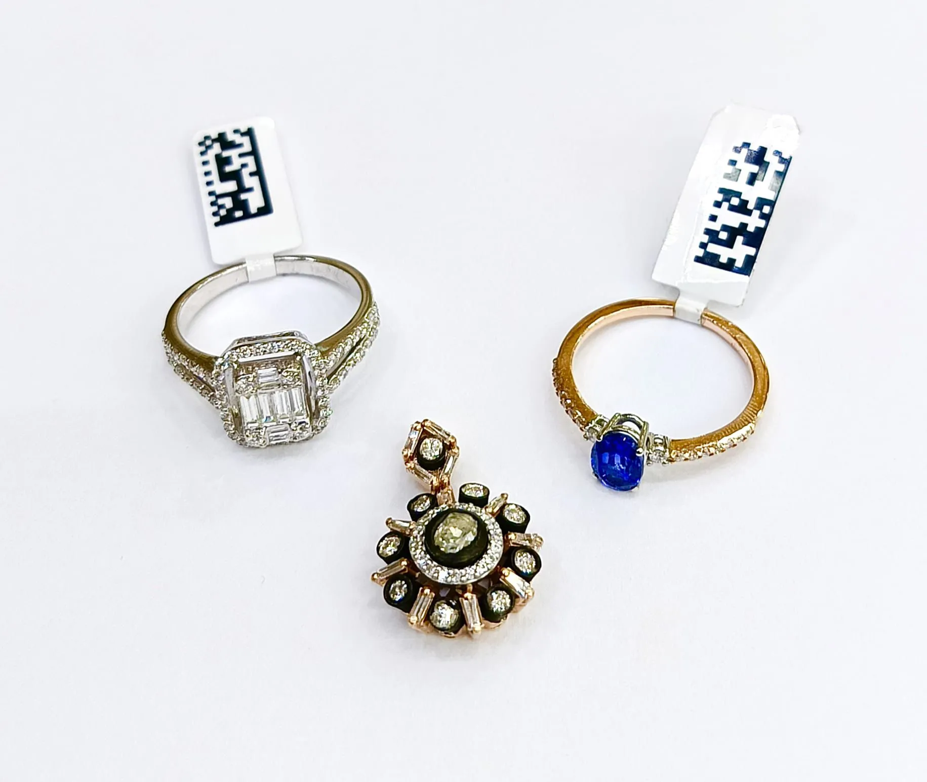 Vintage Elmas Ve Pırlanta Gül Uç