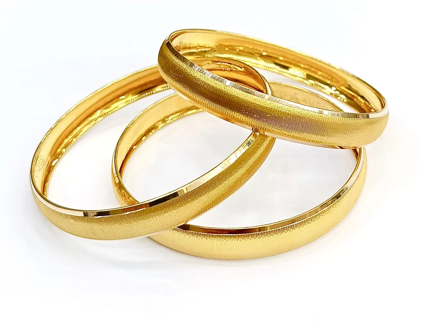 14 Ayar Hediyelik Desenli Bilezik