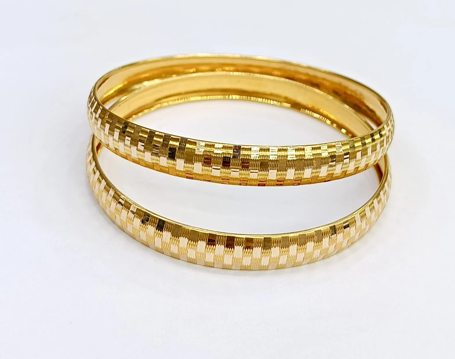 14 Ayar Desenli Hediyelik Bilezik 21 NO