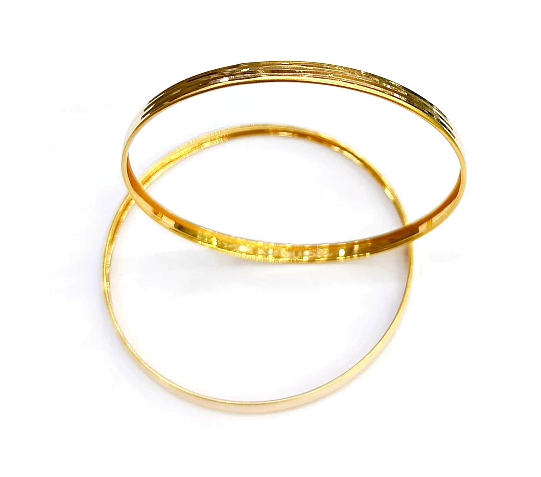 14 Ayar Desenli Hediyelik Bilezik 21 NO