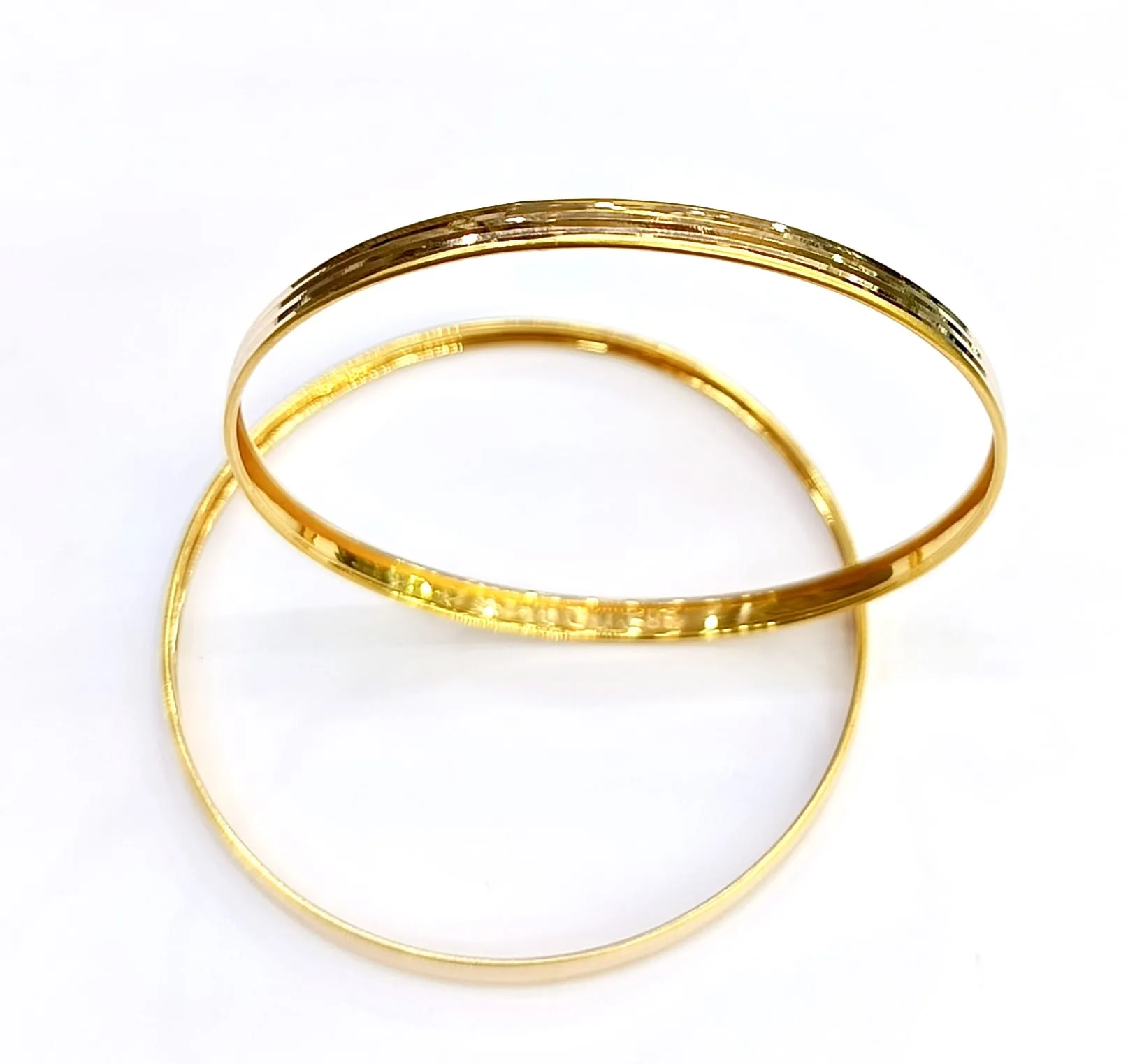 14 Ayar Desenli Hediyelik Bilezik 21 NO