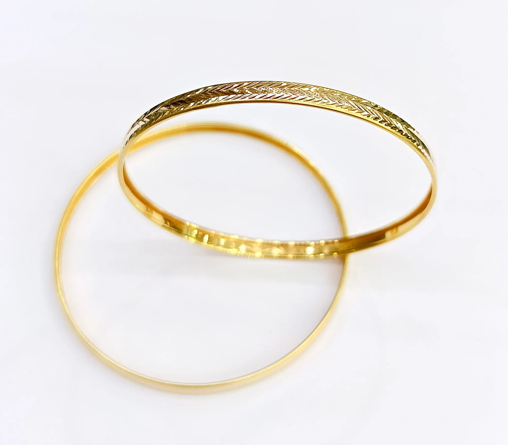 14 Ayar Desenli Hediyelik Bilezik 20 NO