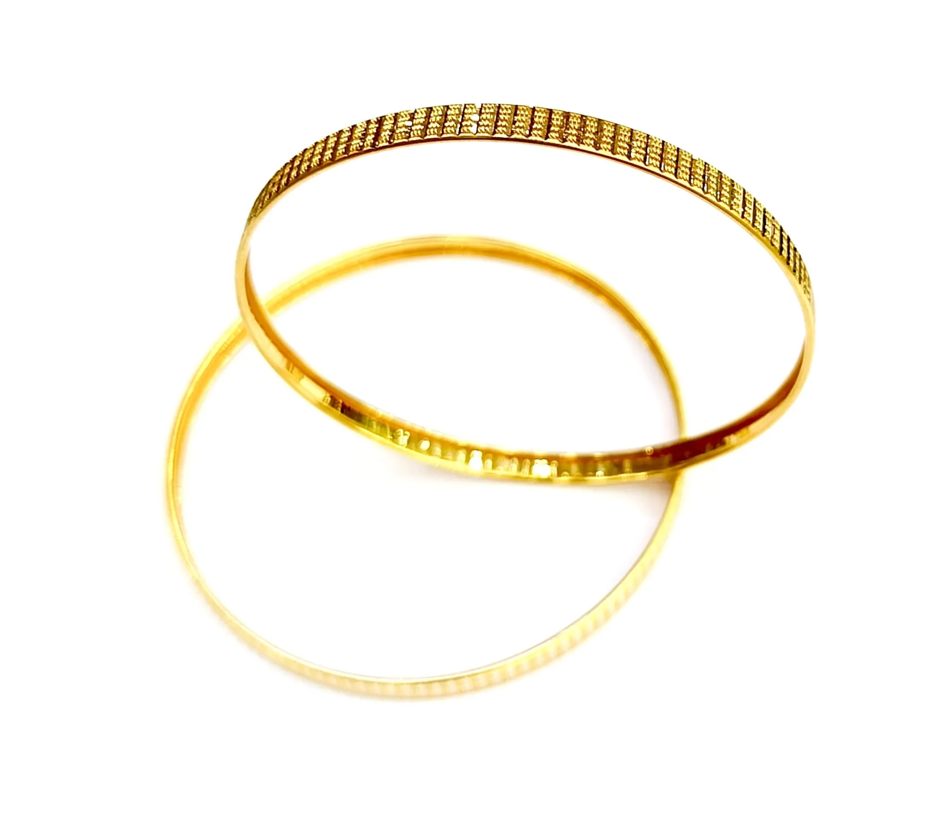 14 Ayar Desenli Hediyelik Bilezik 21 NO