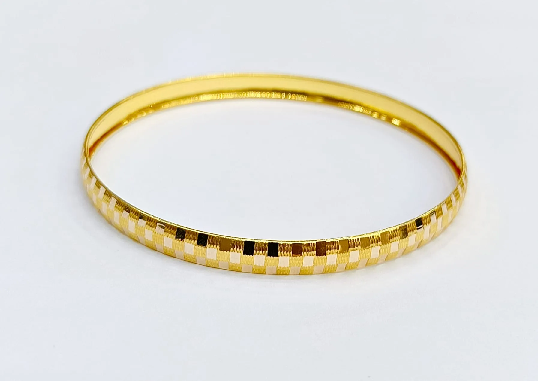 14 Ayar Desenli Hediyelik Bilezik 20 NO