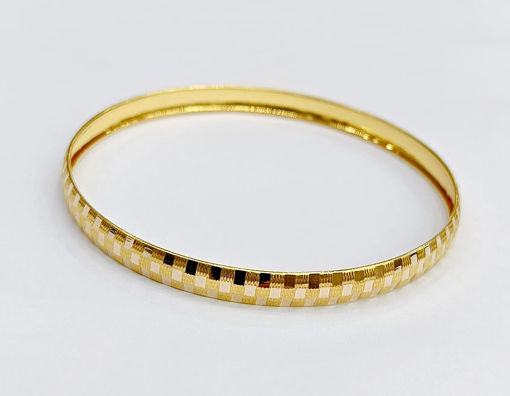 14 Ayar Desenli Hediyelik Bilezik 21 No