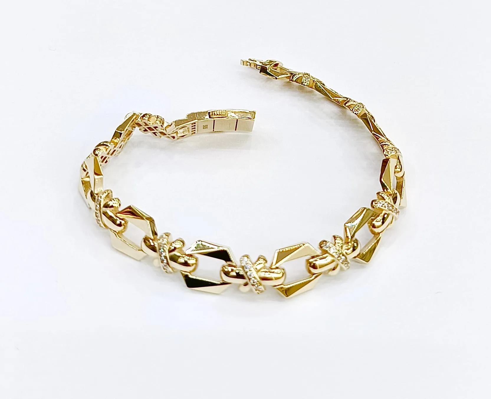 Favori Marka Desenli İtalyan Bileklik 