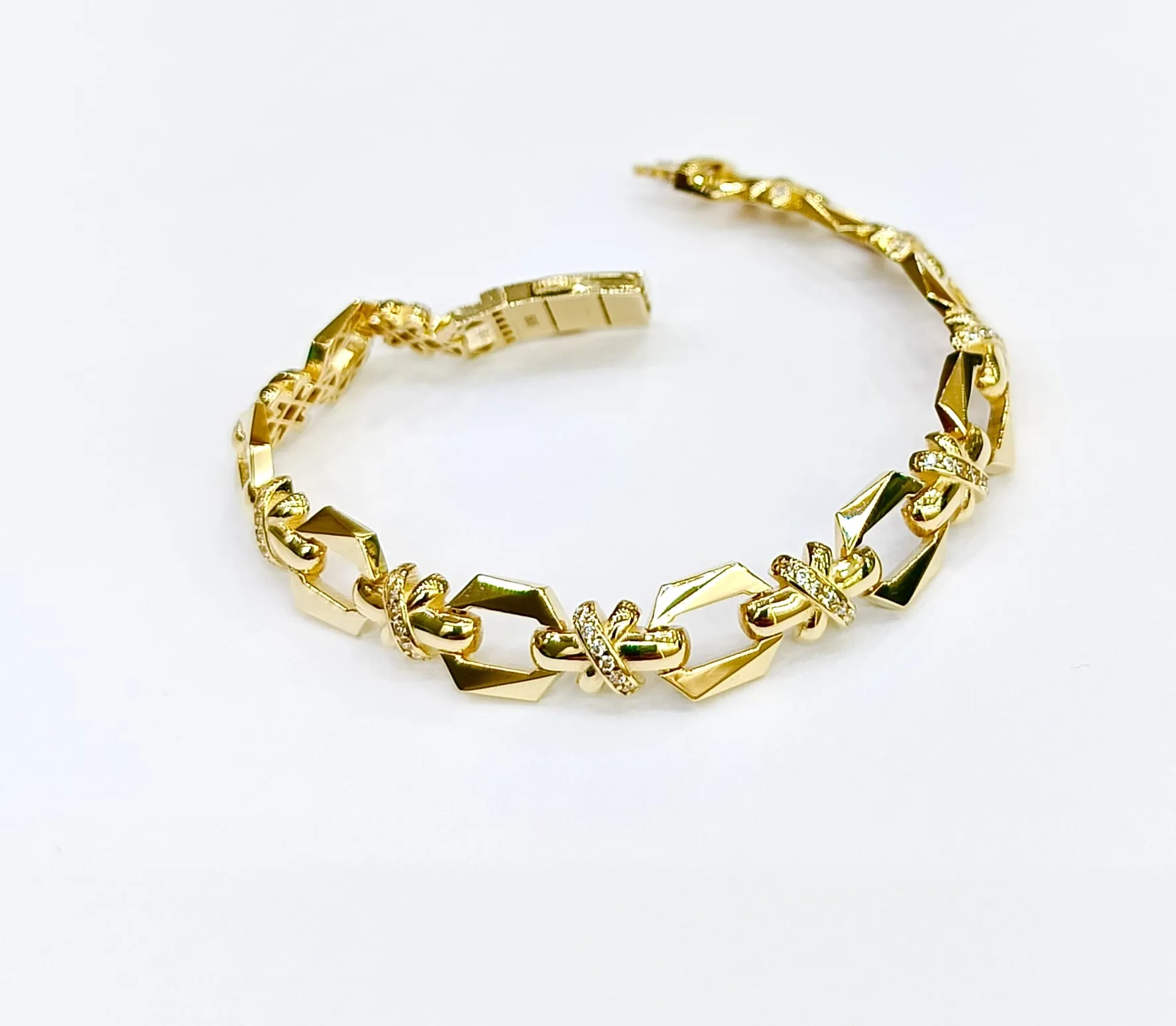 Favori Marka Desenli İtalyan Bileklik 