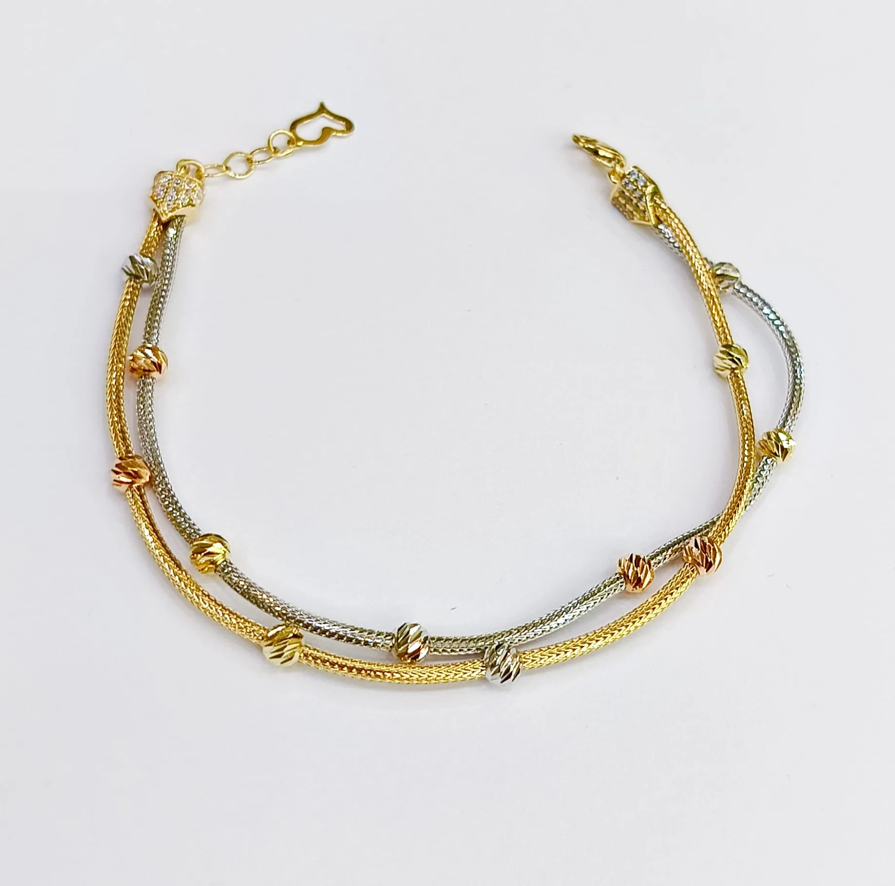 Favori Marka Dorikalı Çift Renk Bileklik