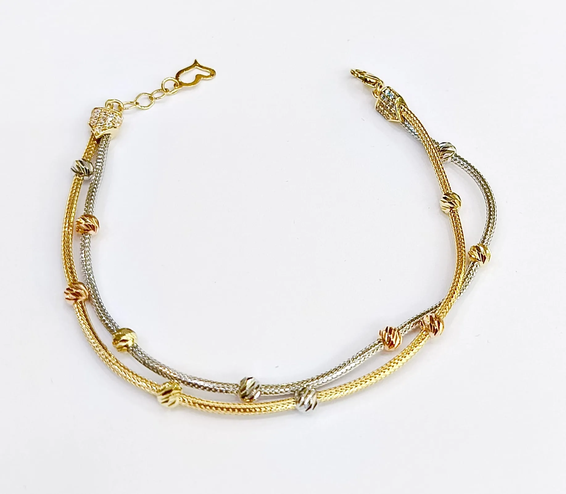 Favori Marka Dorikalı Çift Renk Bileklik