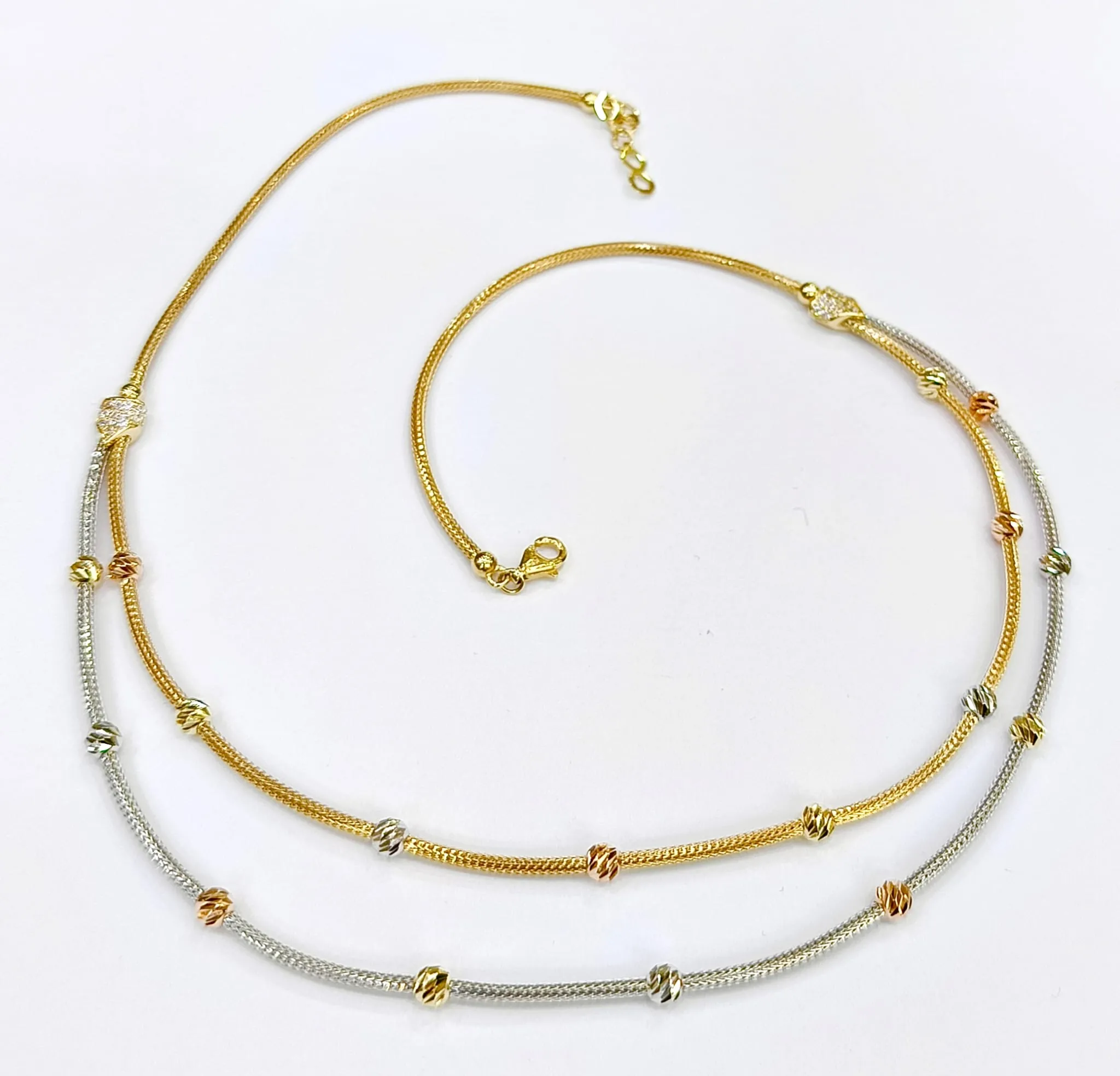 Favori Marka Dorikalı Çift Renk Zincir