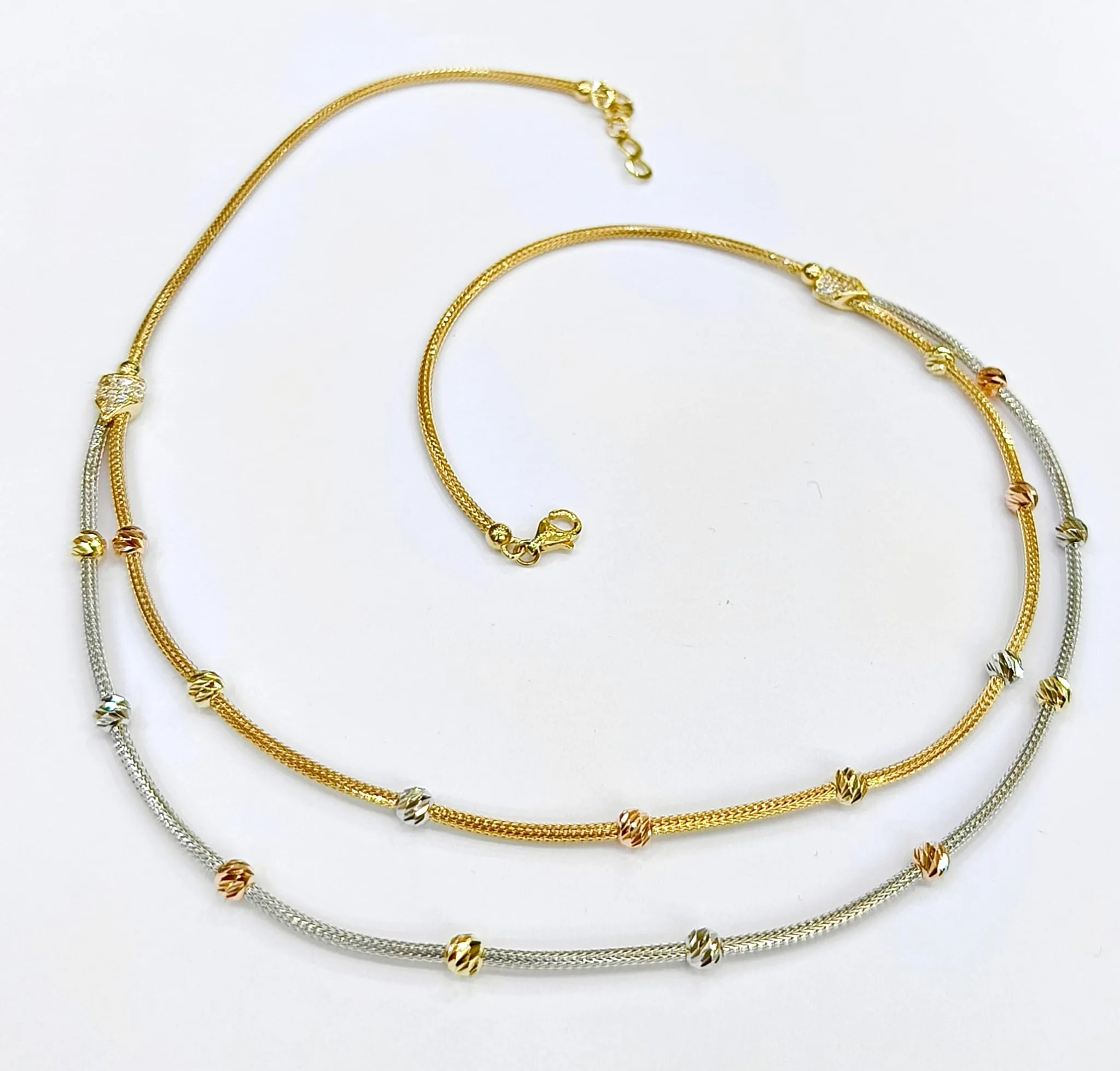 Favori Marka Dorikalı Çift Renk Zincir