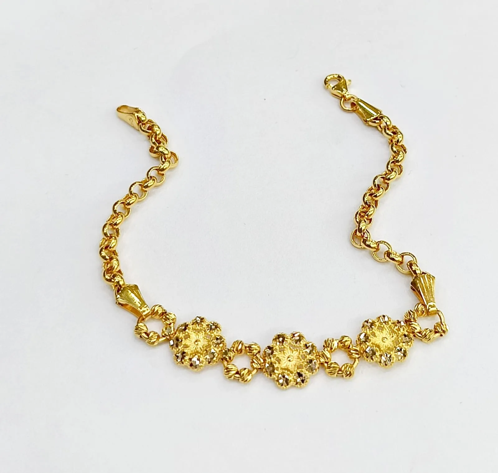 Favori Marka İtalyan Model Sarı Bileklik 