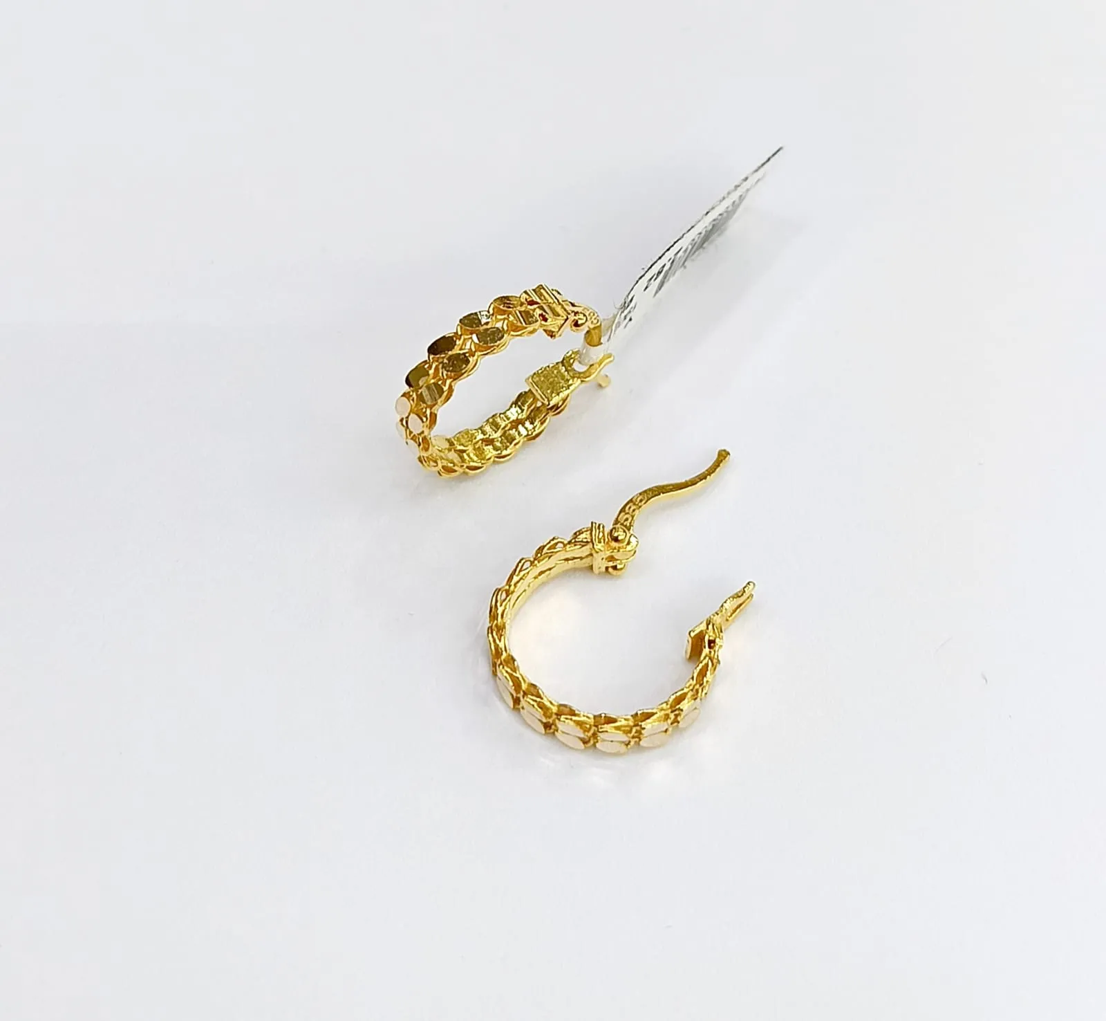 Favori Marka Sarı Halka Küpe