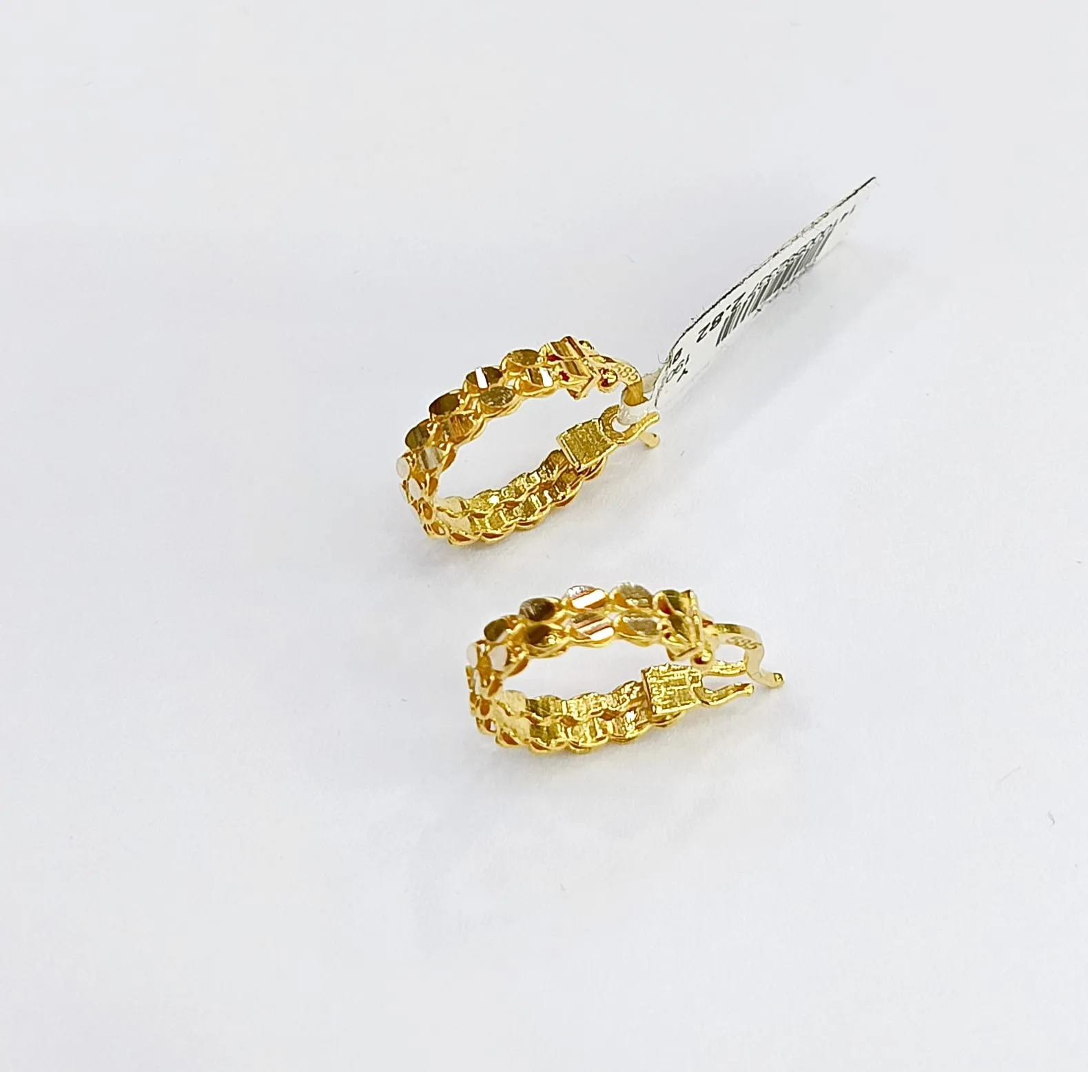 Favori Marka Sarı Halka Küpe