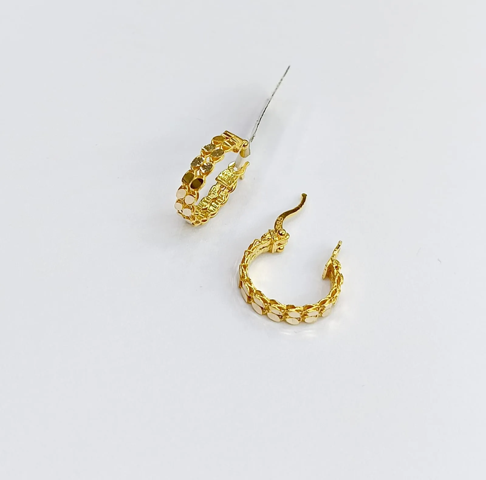 Favori Marka Sarı Halka Küpe