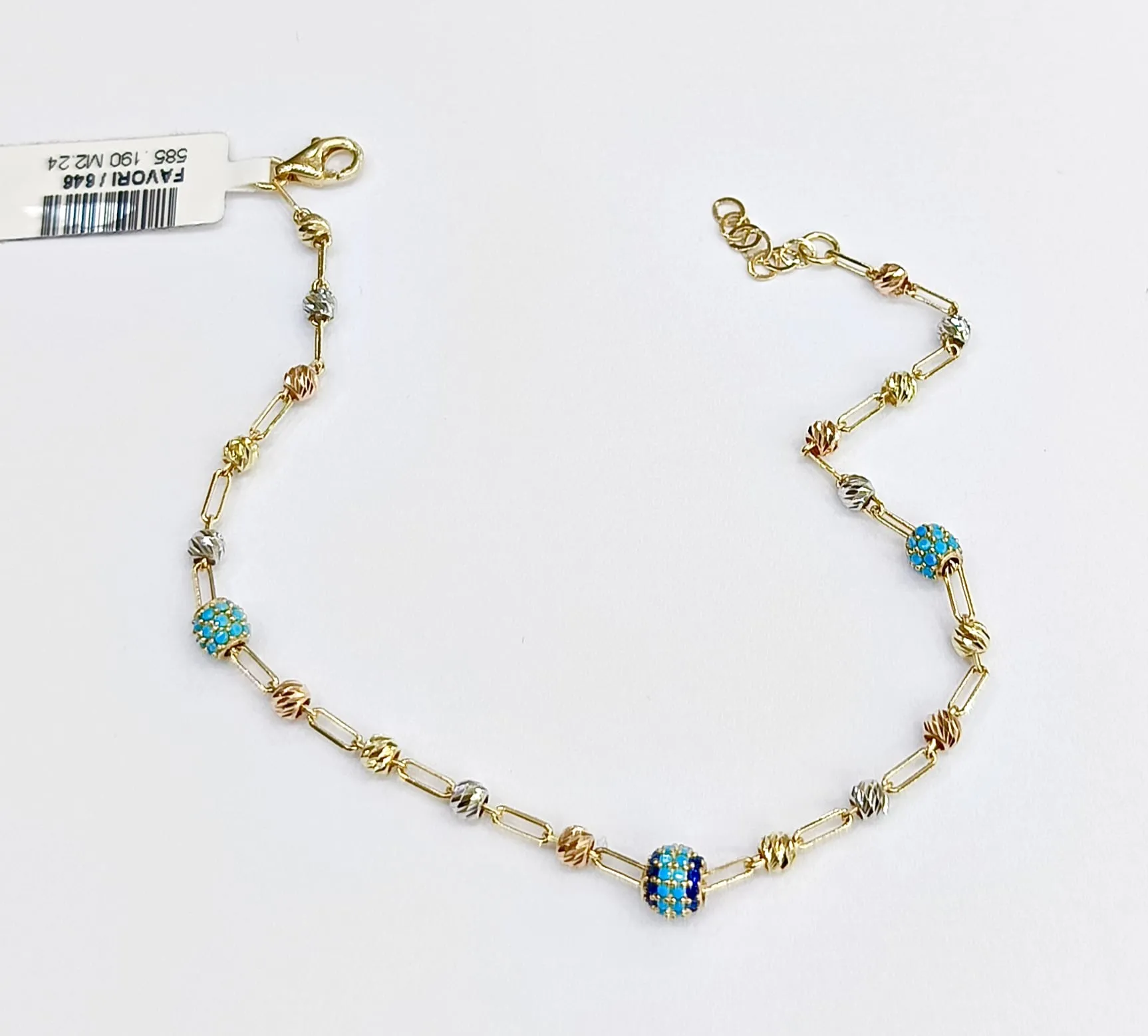 Favori Marka Dorikalı Firuze Taşlı Bileklik