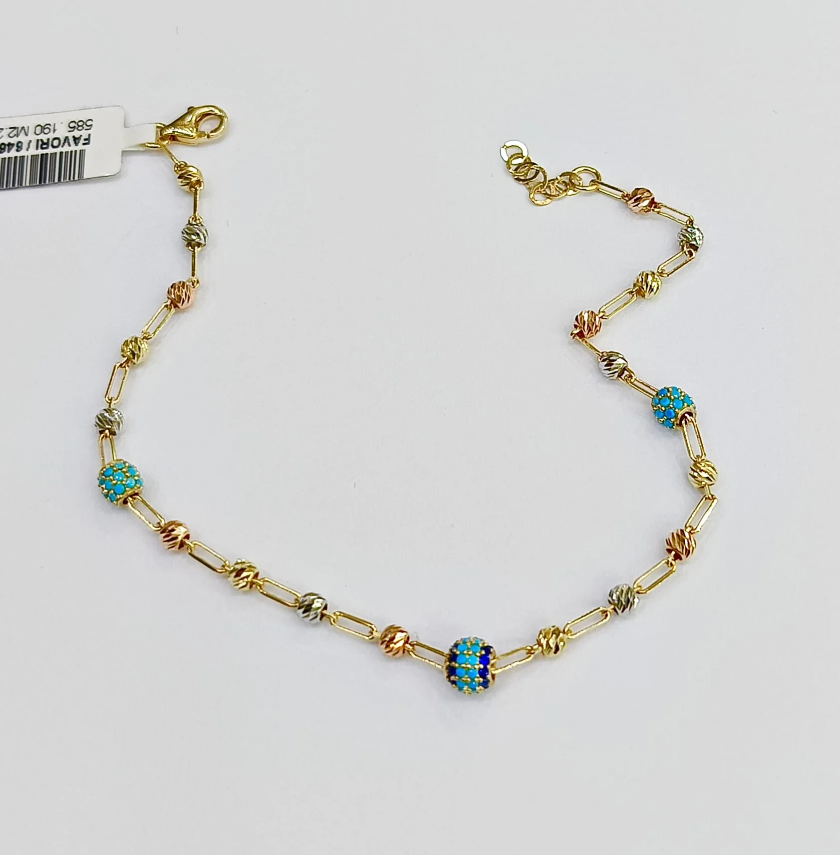 Favori Marka Dorikalı Firuze Taşlı Bileklik