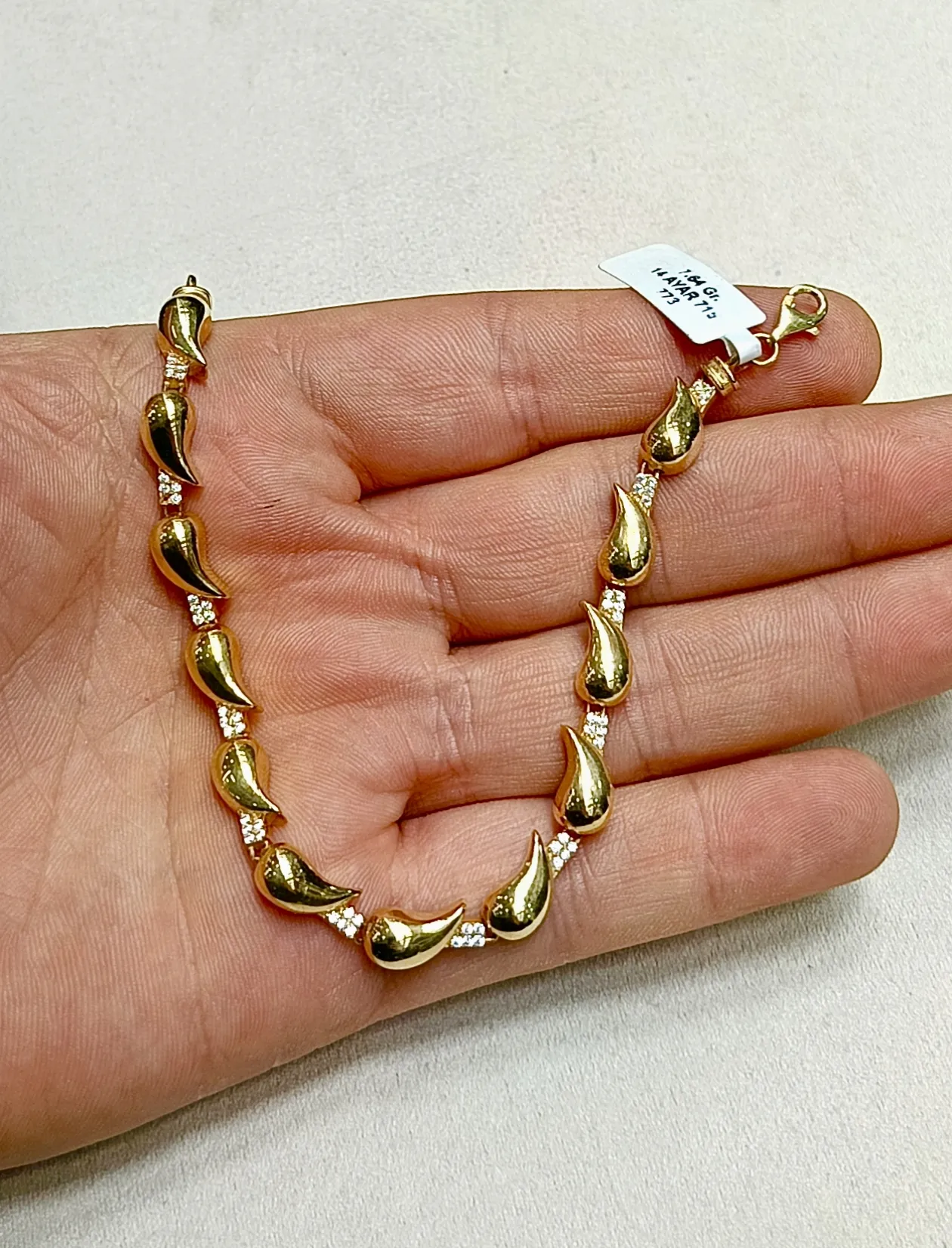 14 Ayar İtalyan Model Bileklik