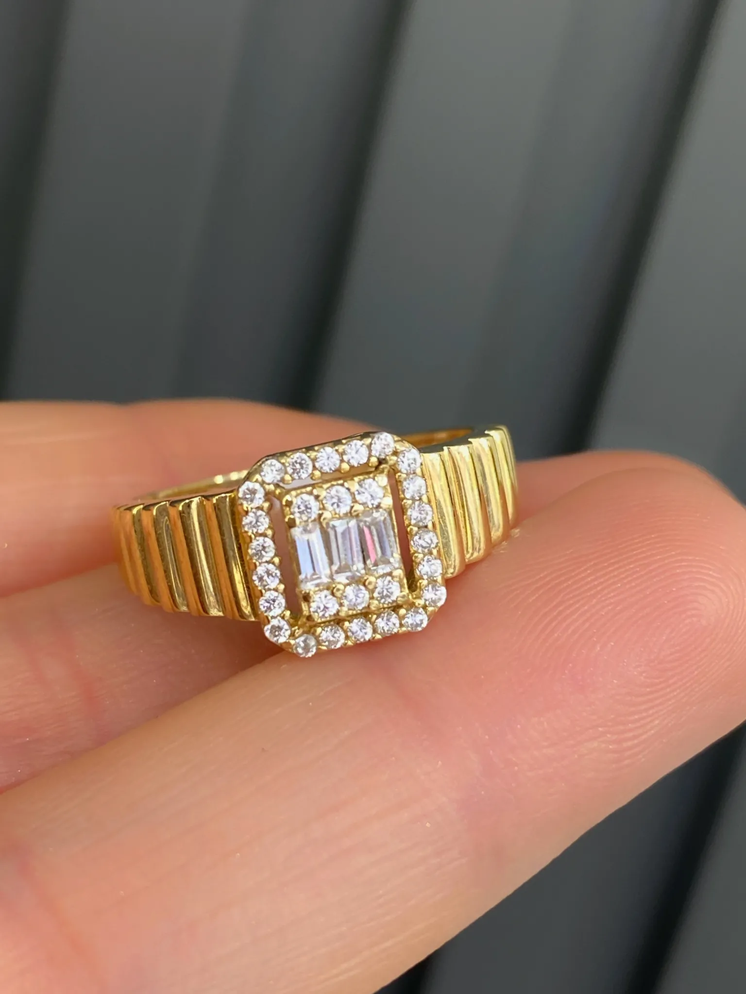 Tırtık Model Baget Yüzük