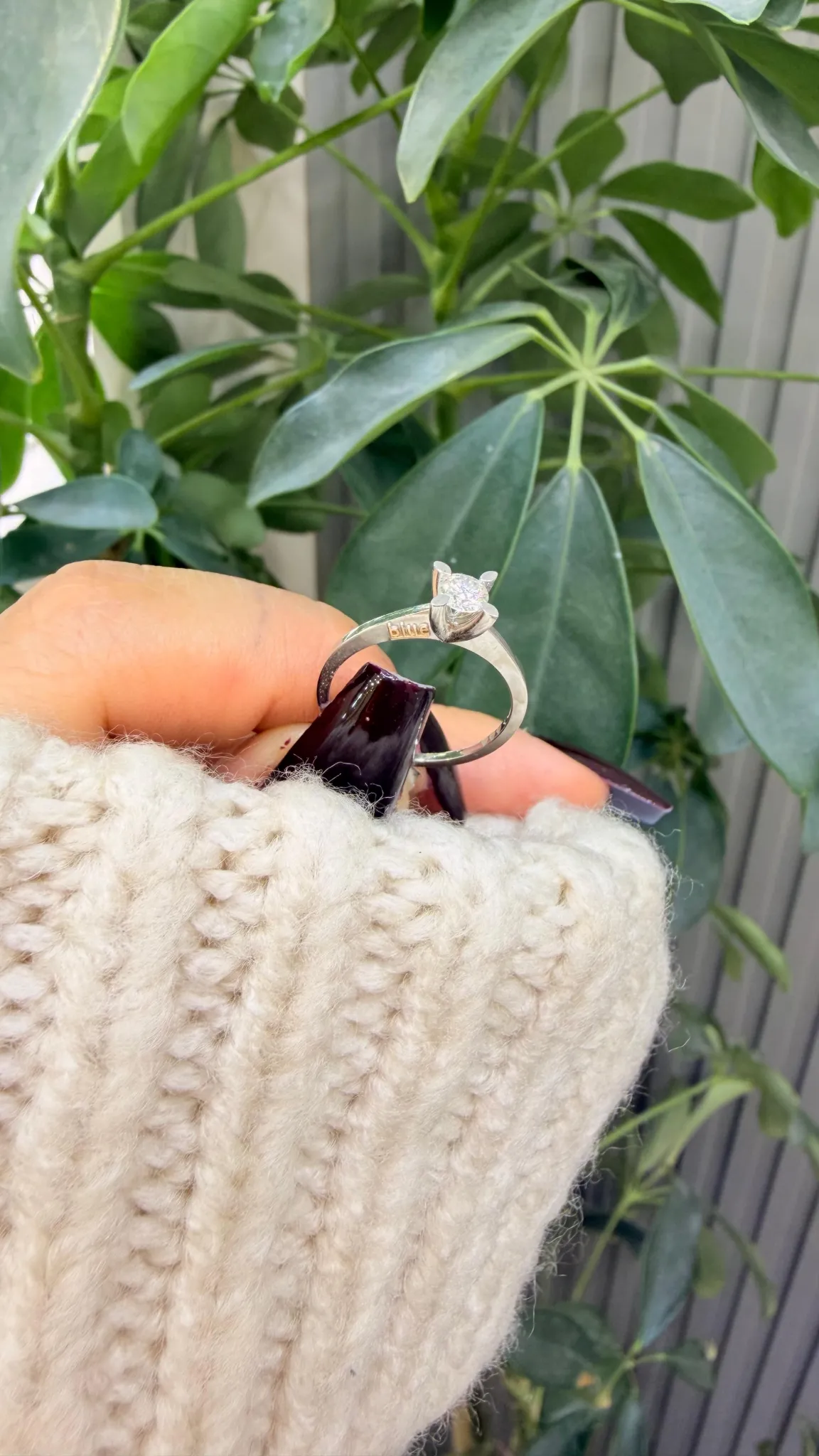 BLUE DİAMOND Marka Pırlanta Taşlı Tektaş Yüzük