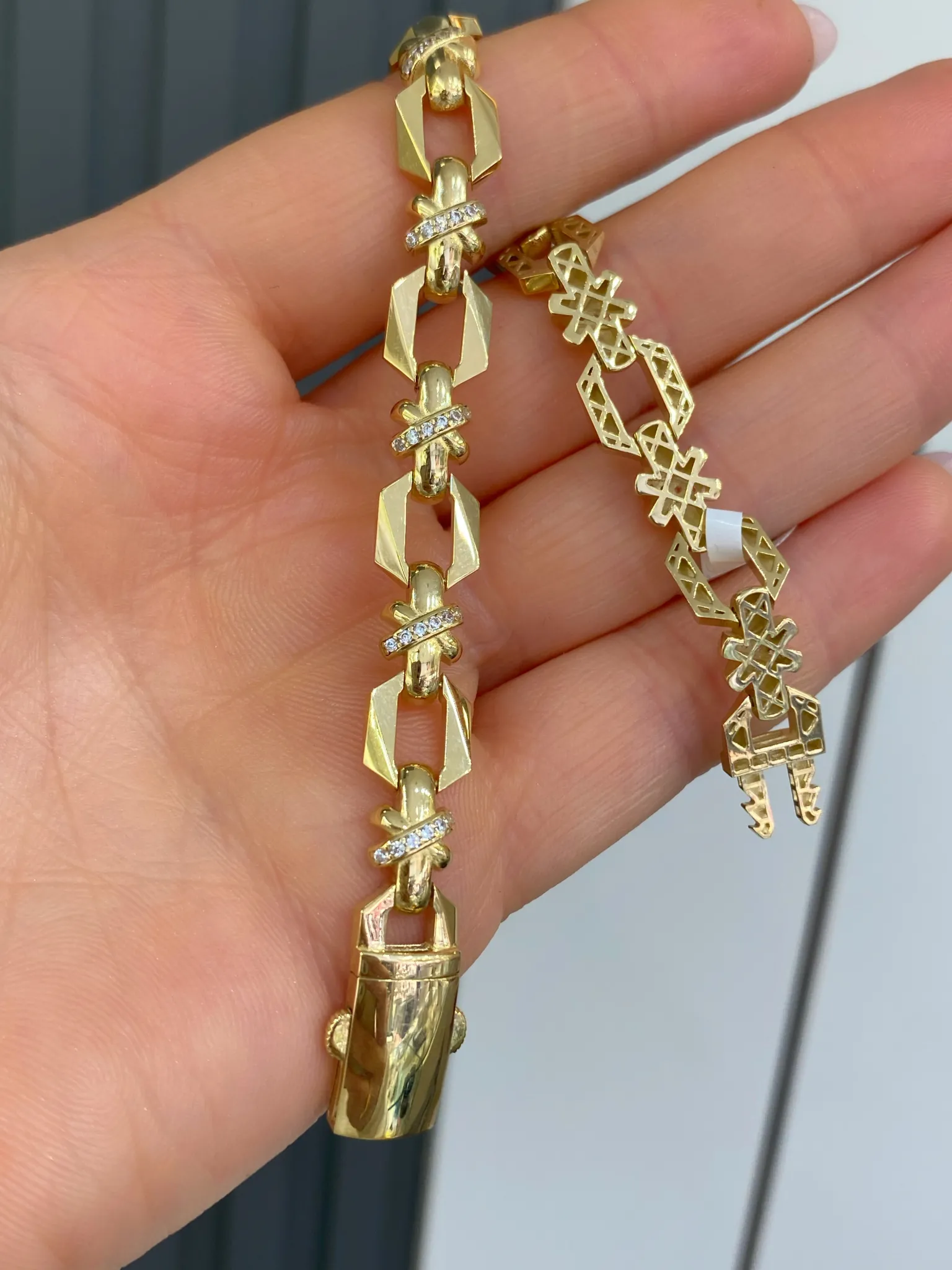 Favori Marka Desenli İtalyan Bileklik 