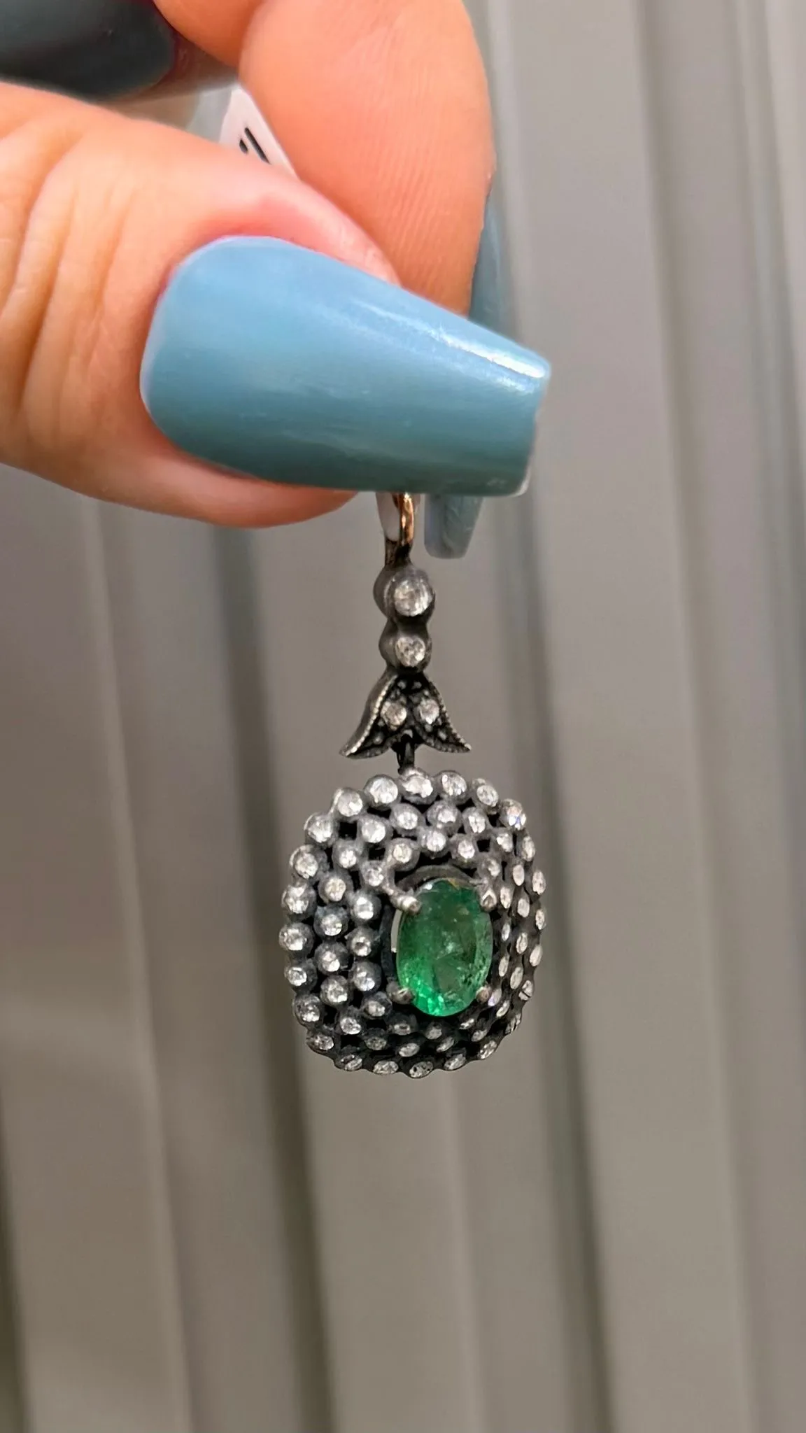 Elmas Ve Zümrüt Model Kolye Uç