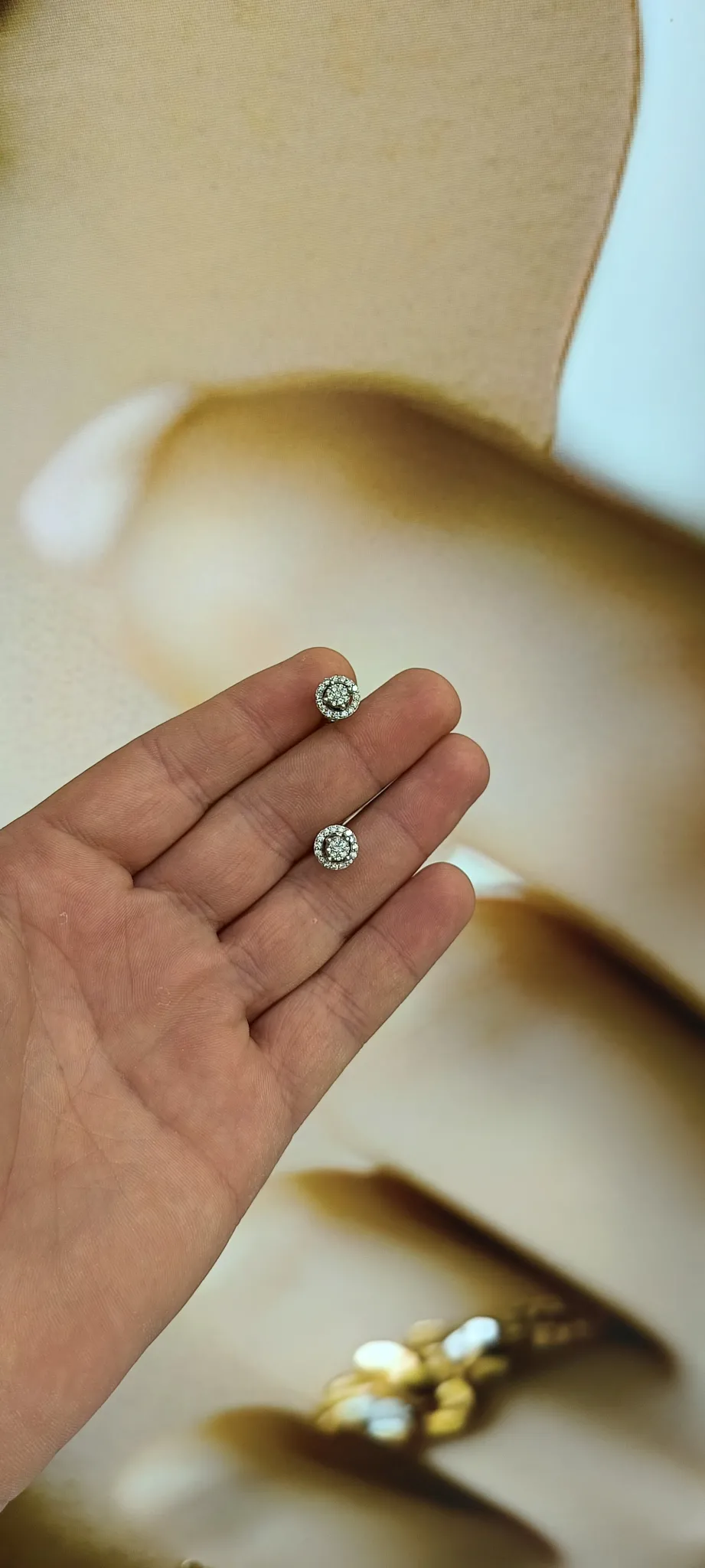 Pırlanta Coronet Model Küpe