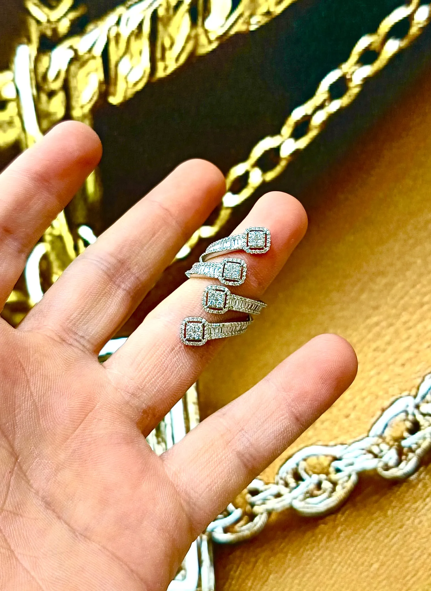 Tasarım Baget Pırlanta Yüzük