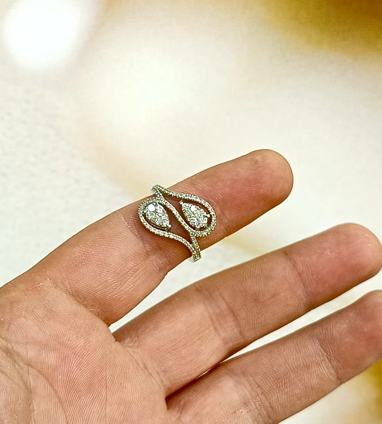 Tasarım Baget Pırlanta Yüzük