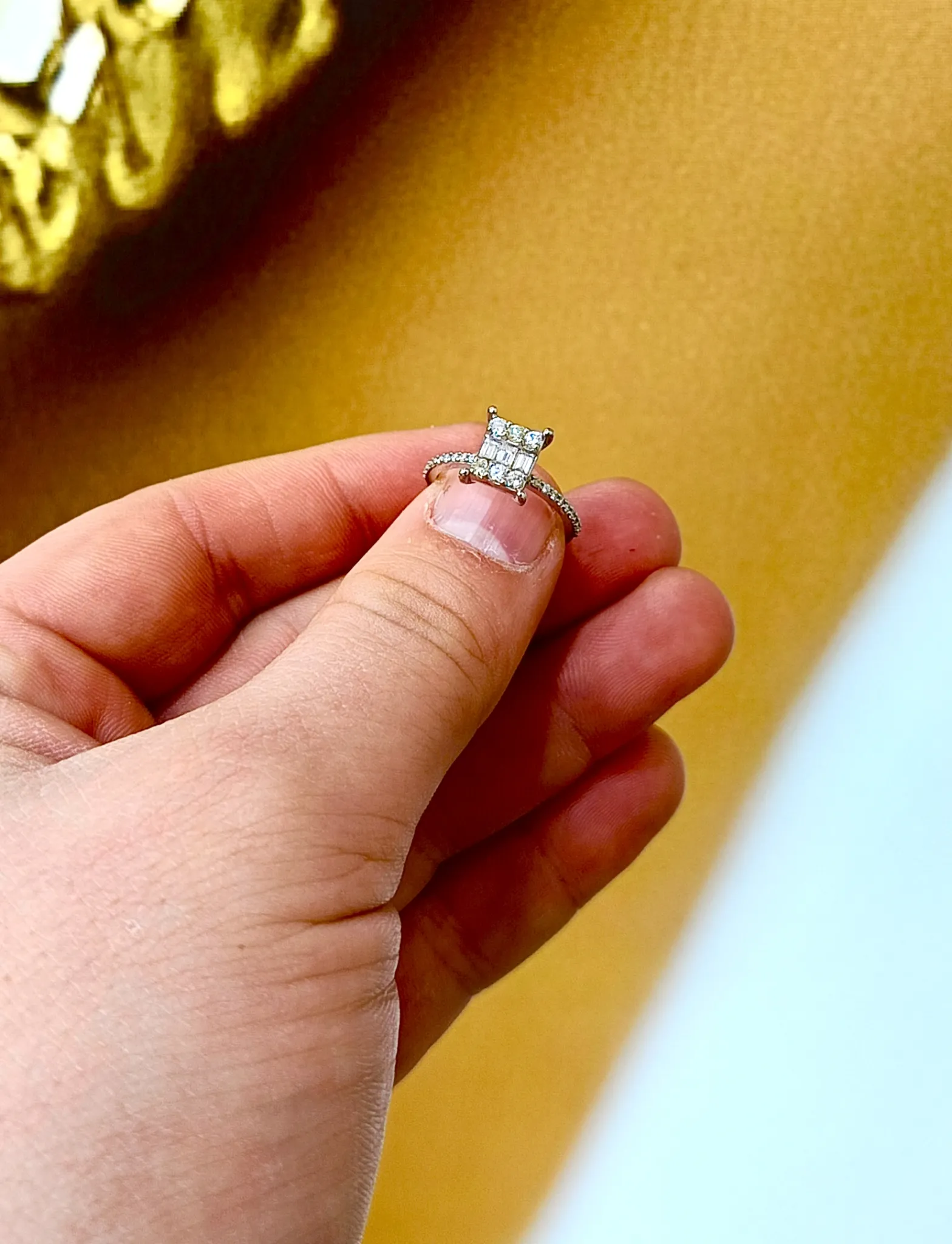 Baget Pırlanta Yüzük