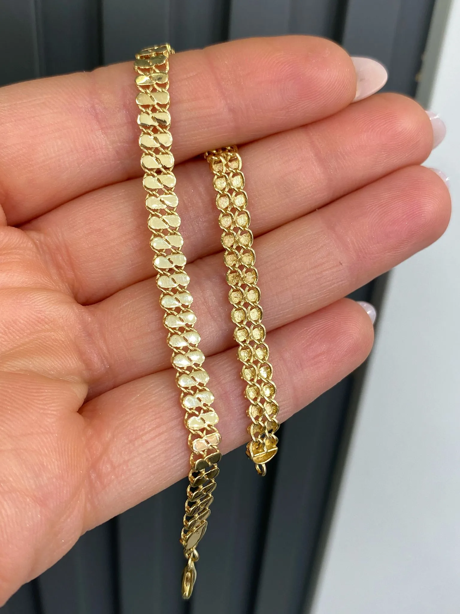 Fvaori Marka Çift Sıralı Pullu Model Bileklik