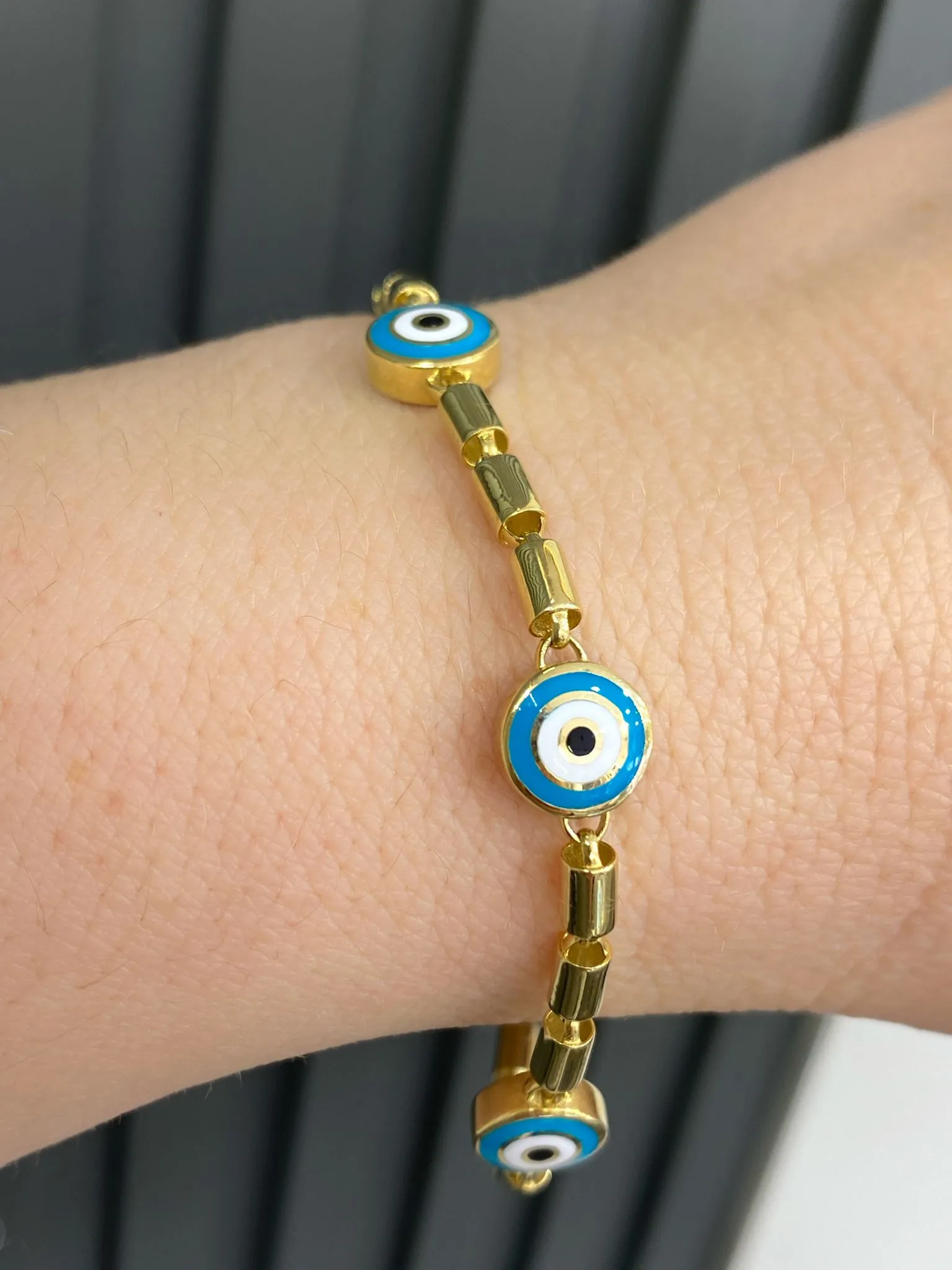 Favori Marka Çift Taraf Mineli Model Bileklik