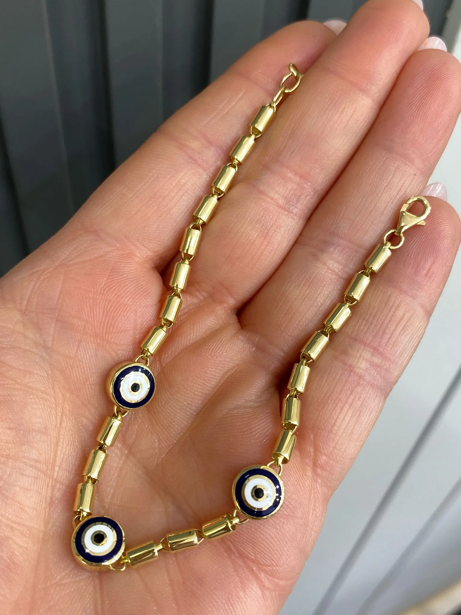 Favori Marka Çift Taraf Mineli Model Bileklik