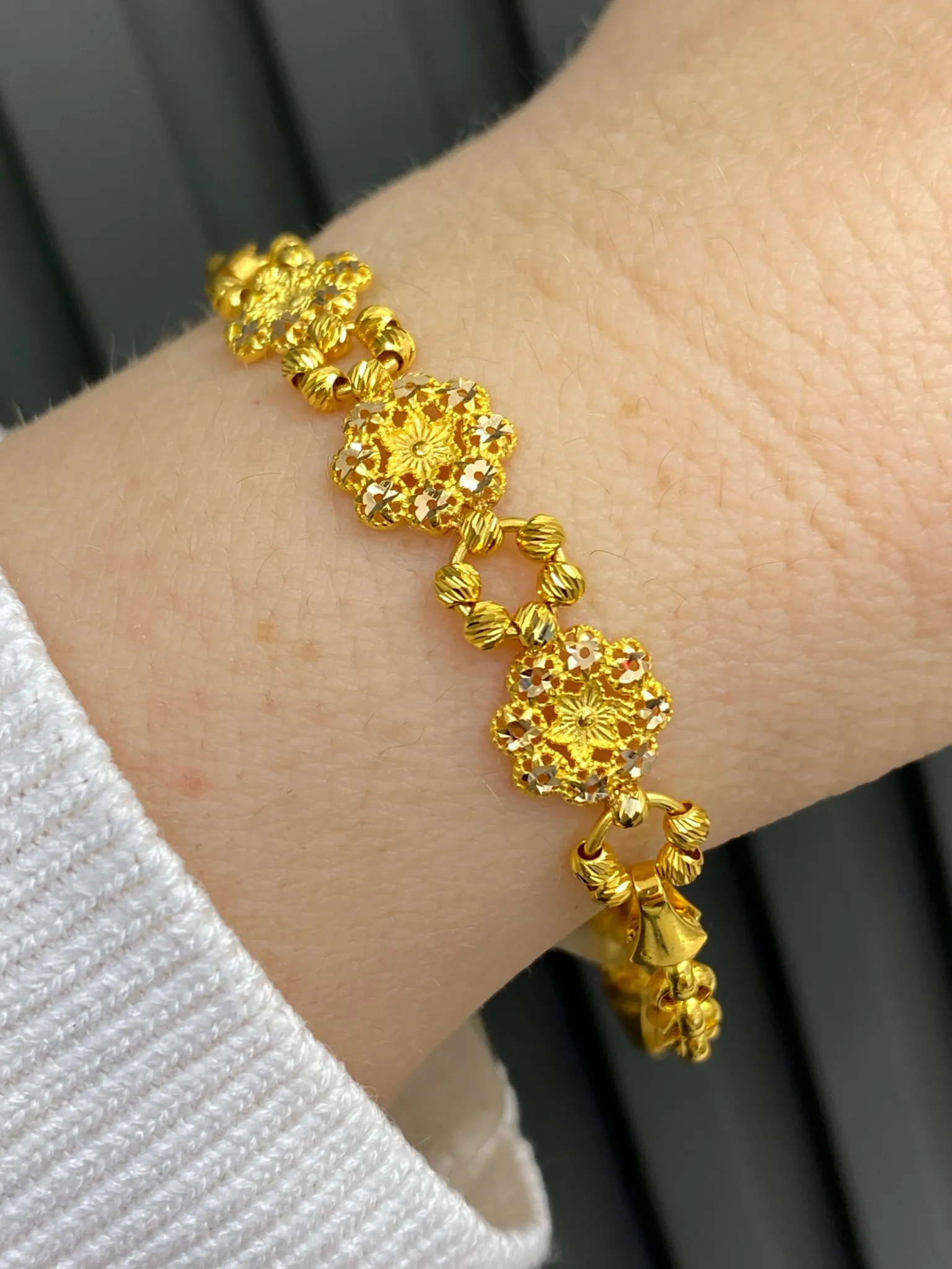 Favori Marka İtalyan Model Sarı Bileklik 