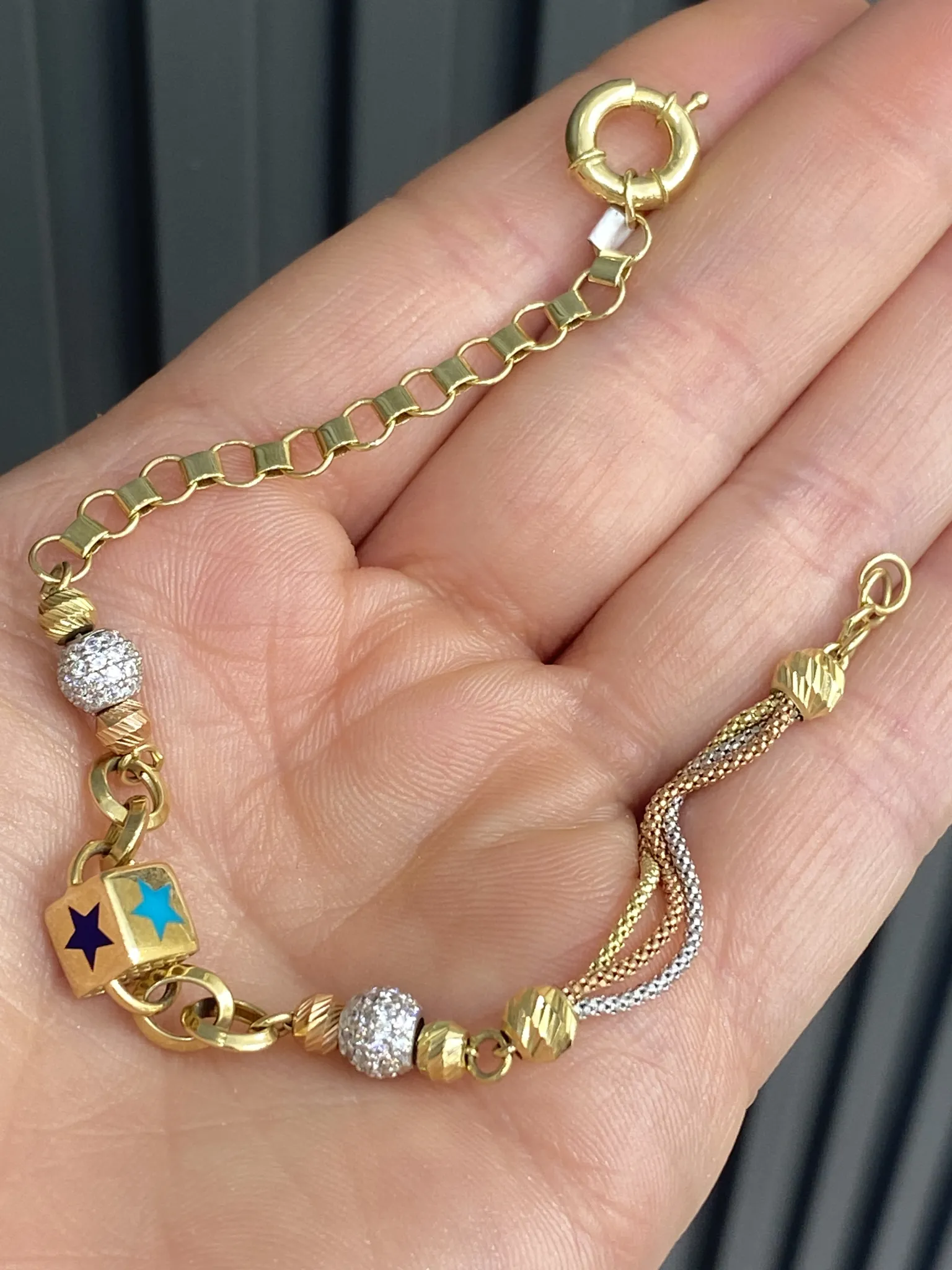 Mineli Dorikalı Model Bileklik 19 cm