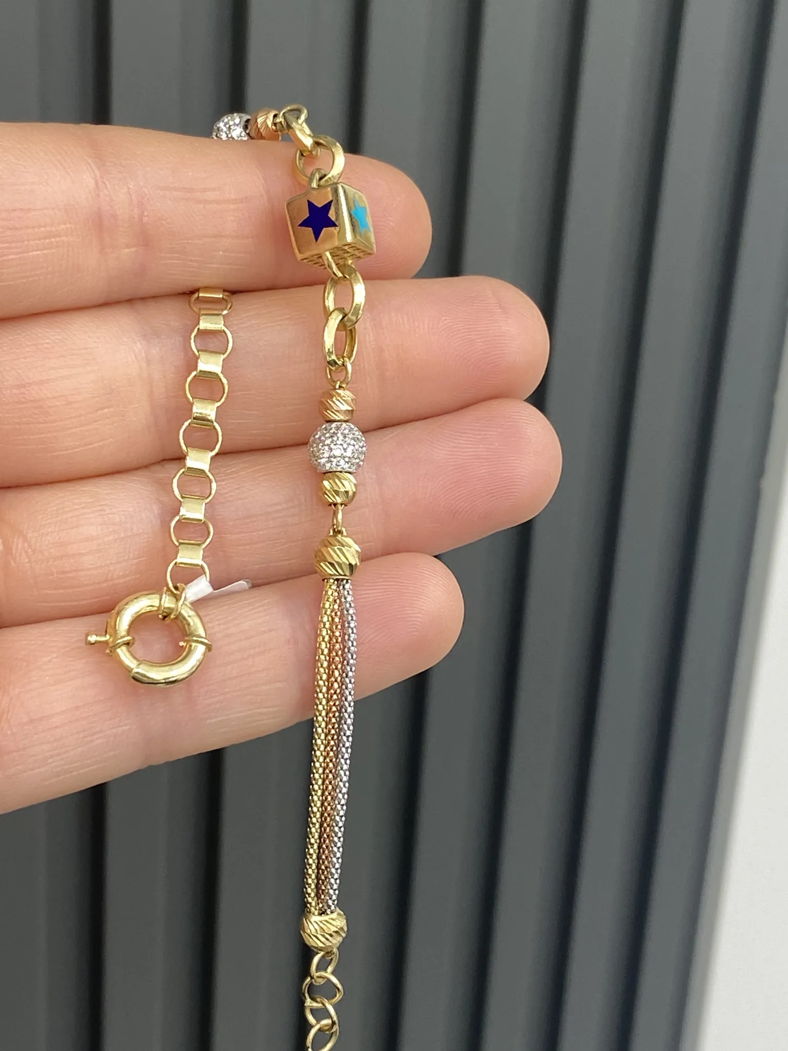 Mineli Dorikalı Model Bileklik 19 cm