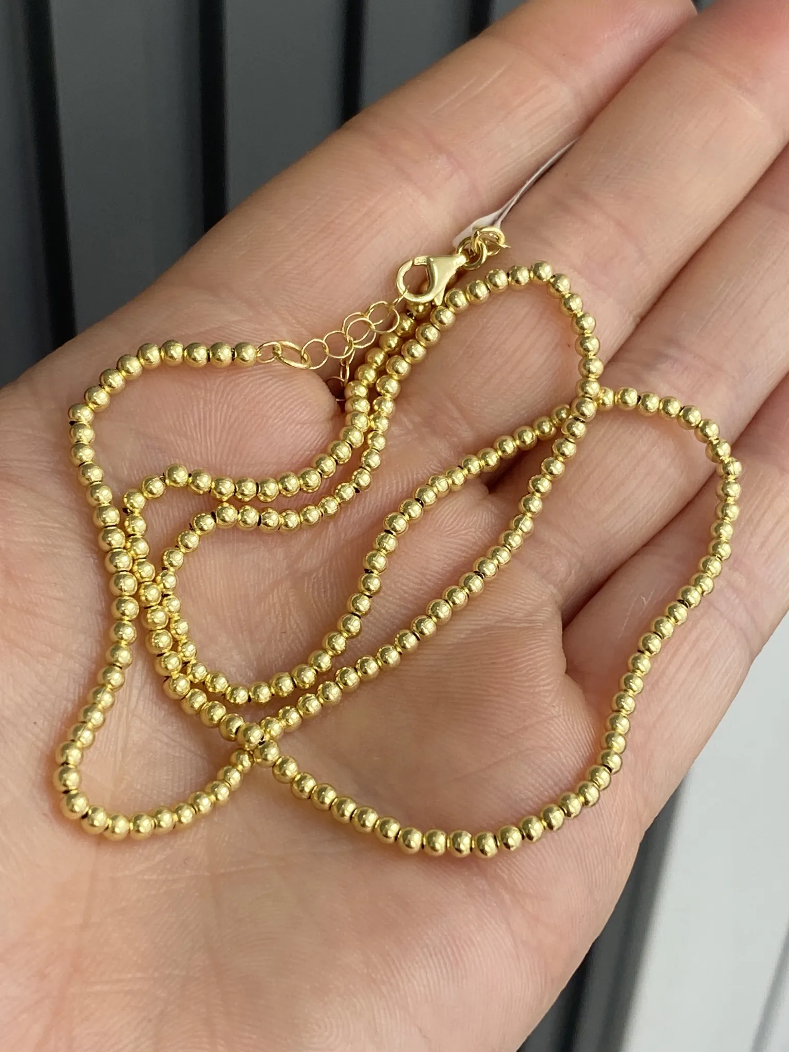 Favori Marka Boncuklu Zincir 45 Cm