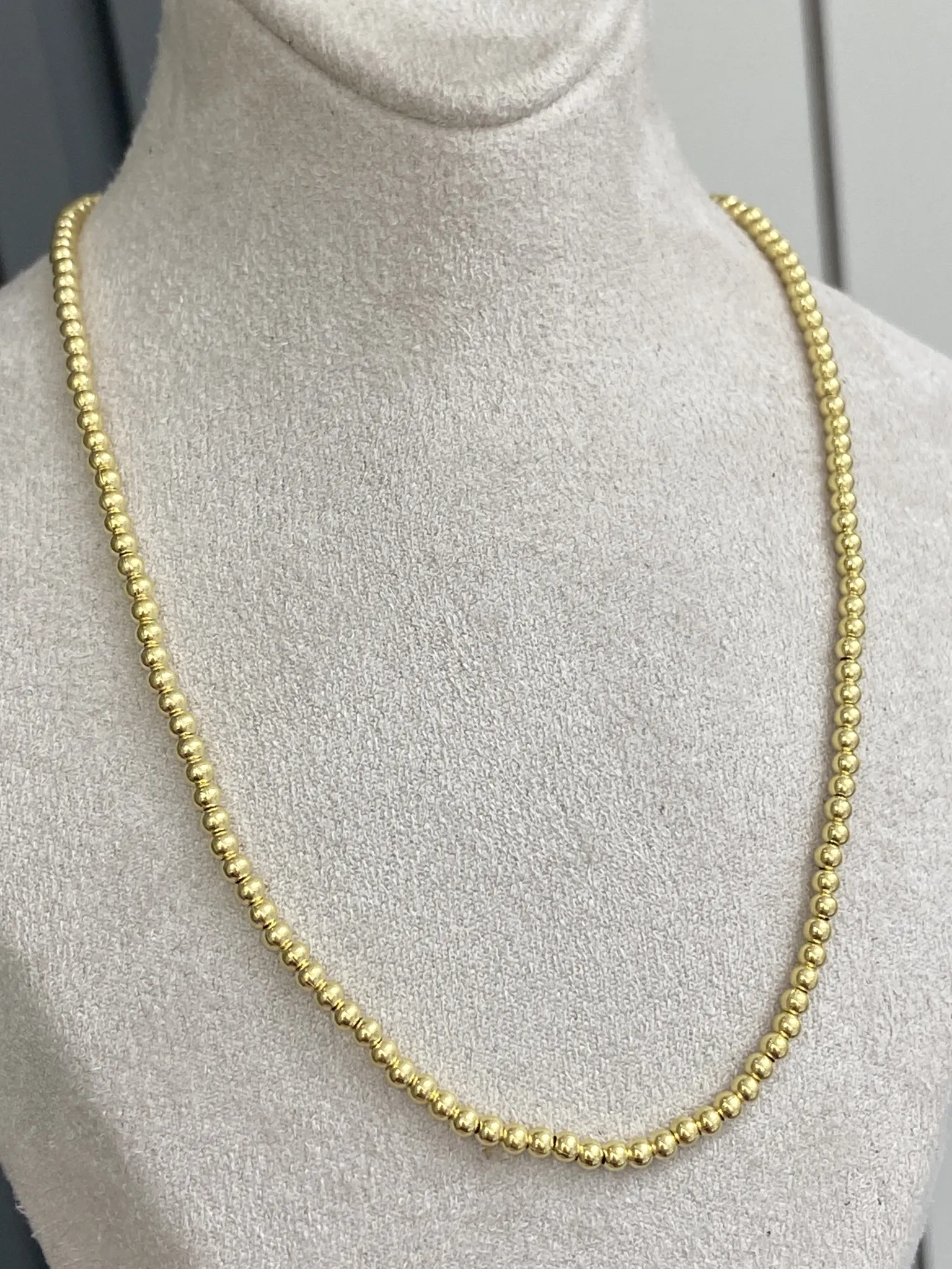 Favori Marka Boncuklu Zincir 45 Cm