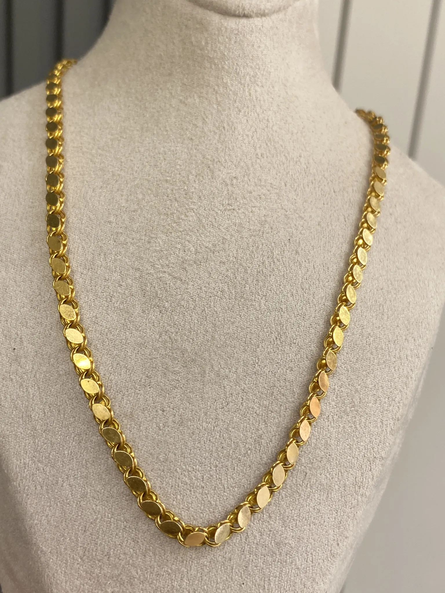 14 Ayar Pullu Model Zincir 55 Cm