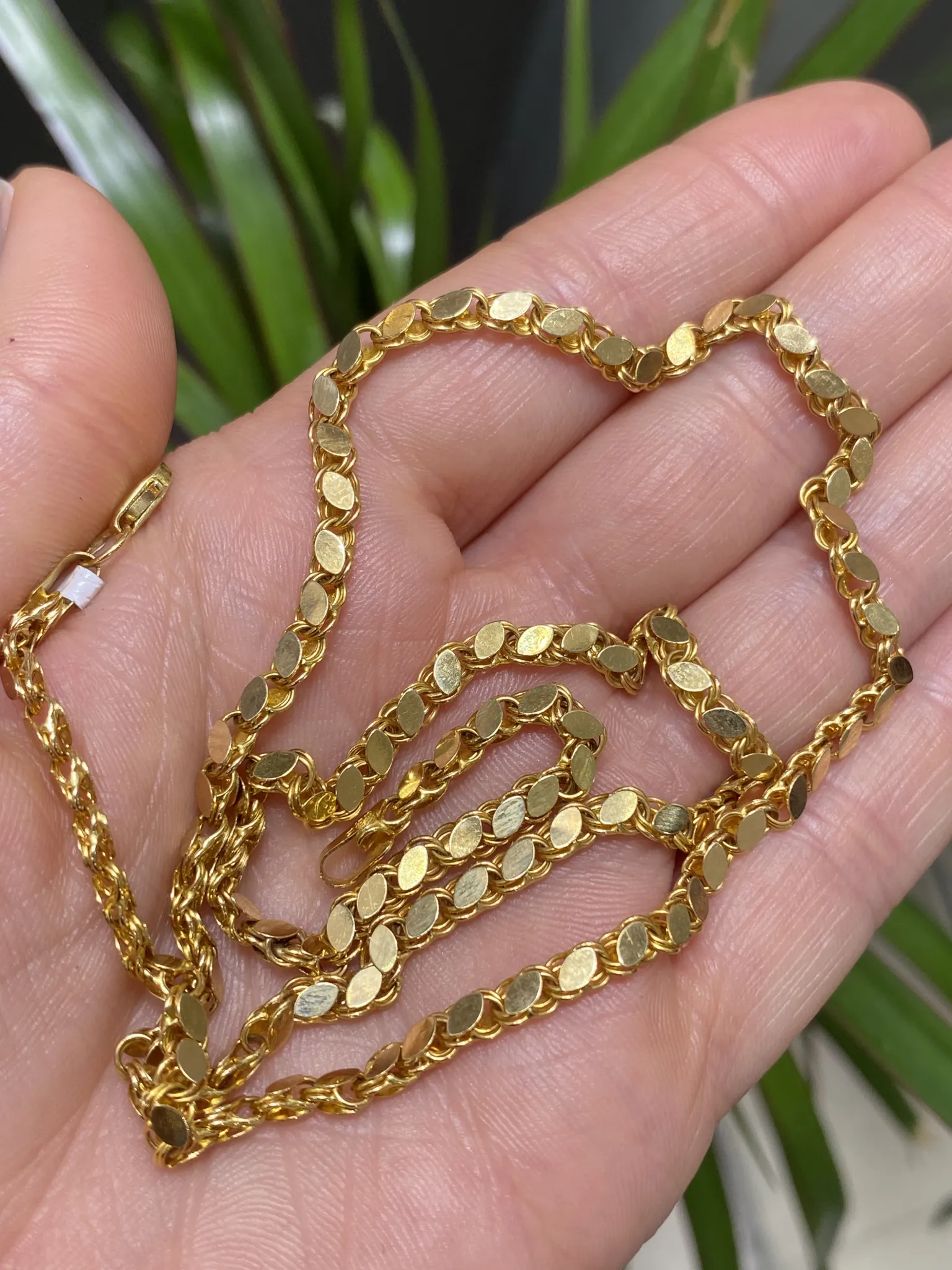 14 Ayar Pullu Model Zincir 55 Cm