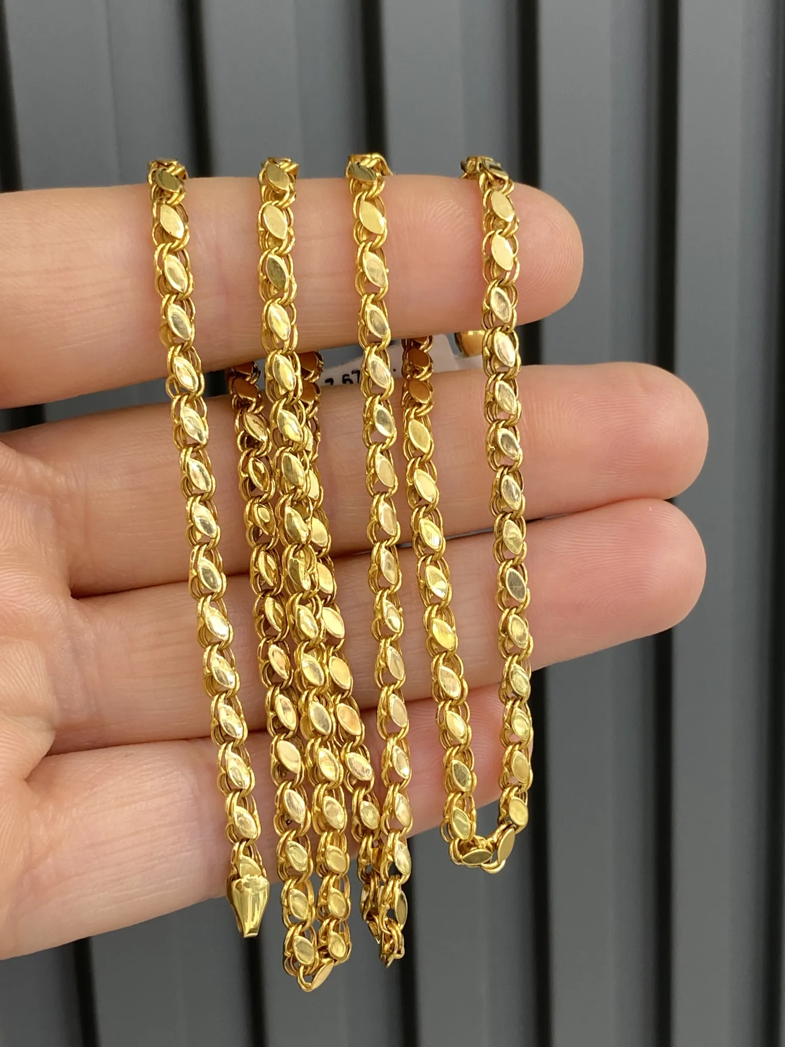 14 Ayar Pullu Model Zincir 65 Cm